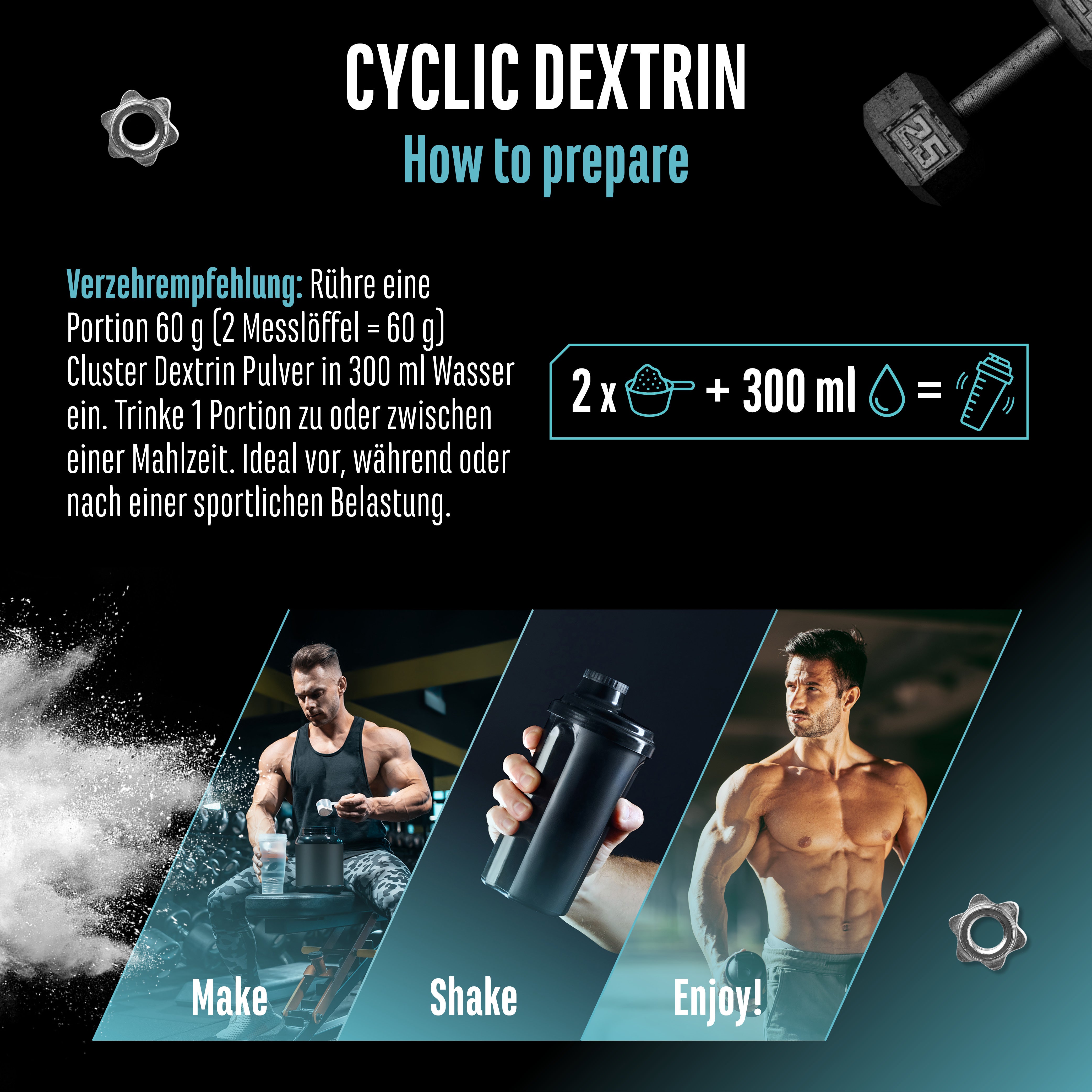 Cyclic - Cluster Dextrin - 1000g