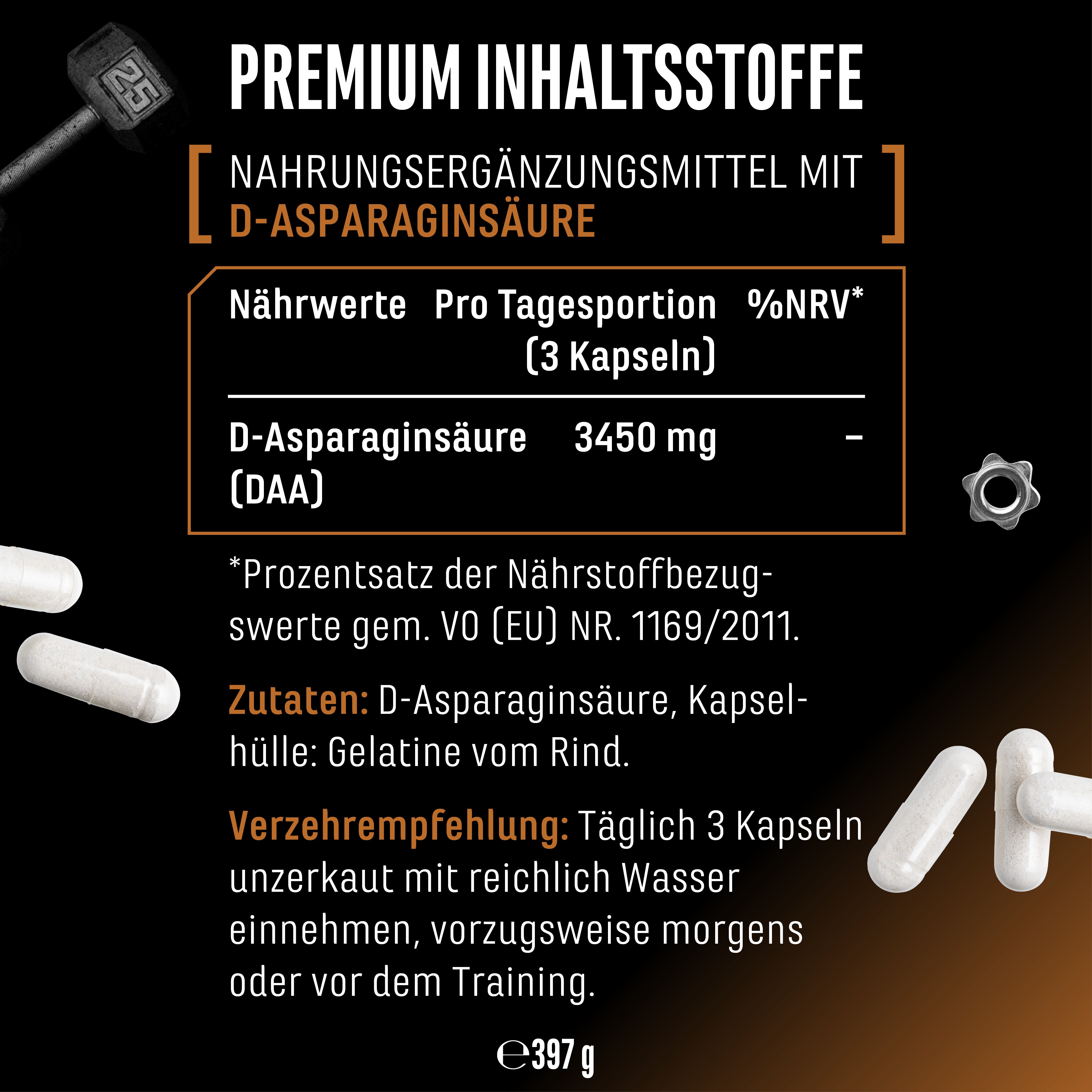 D-Asparaginsäure Kapseln