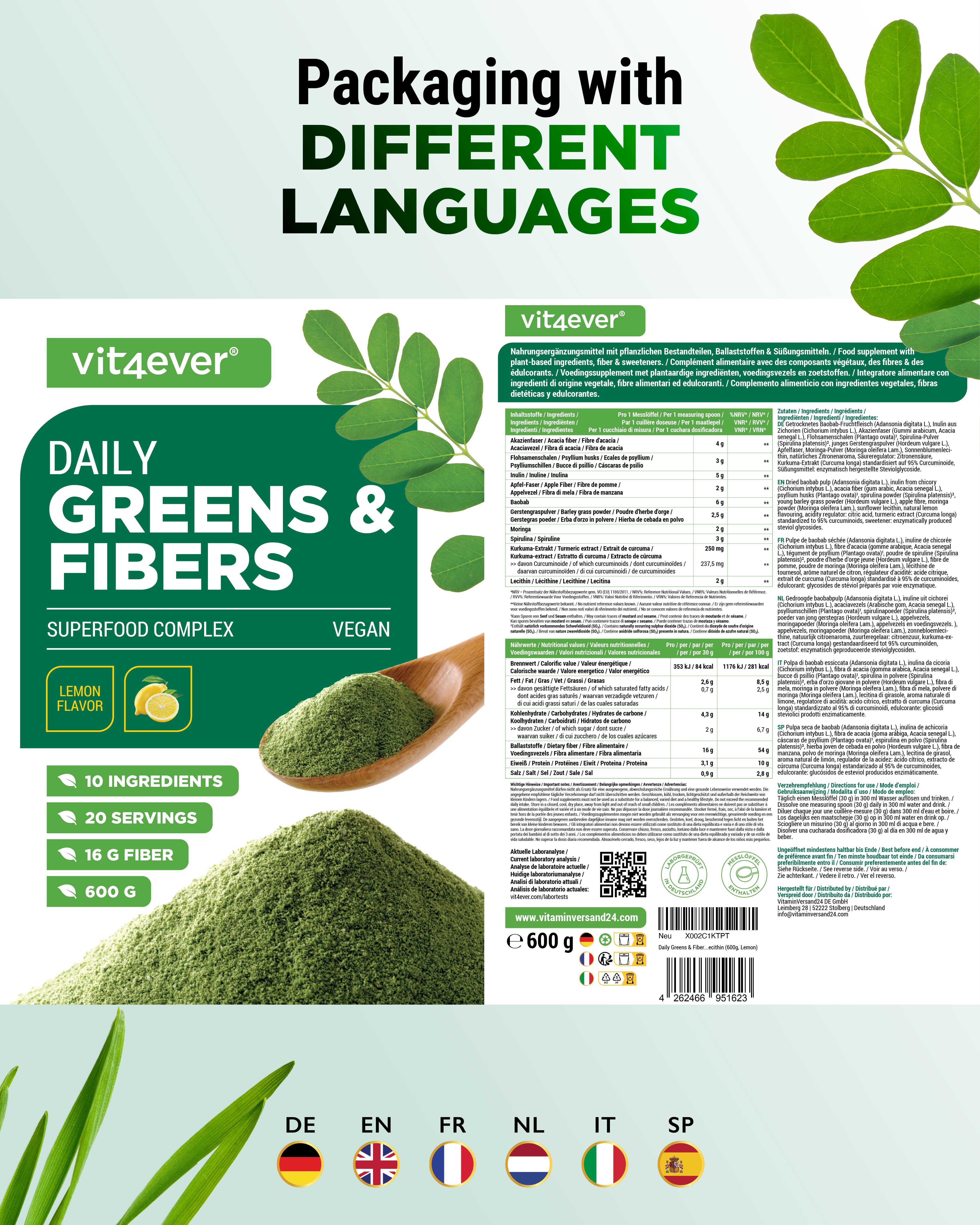 Daily Greens & Fibers