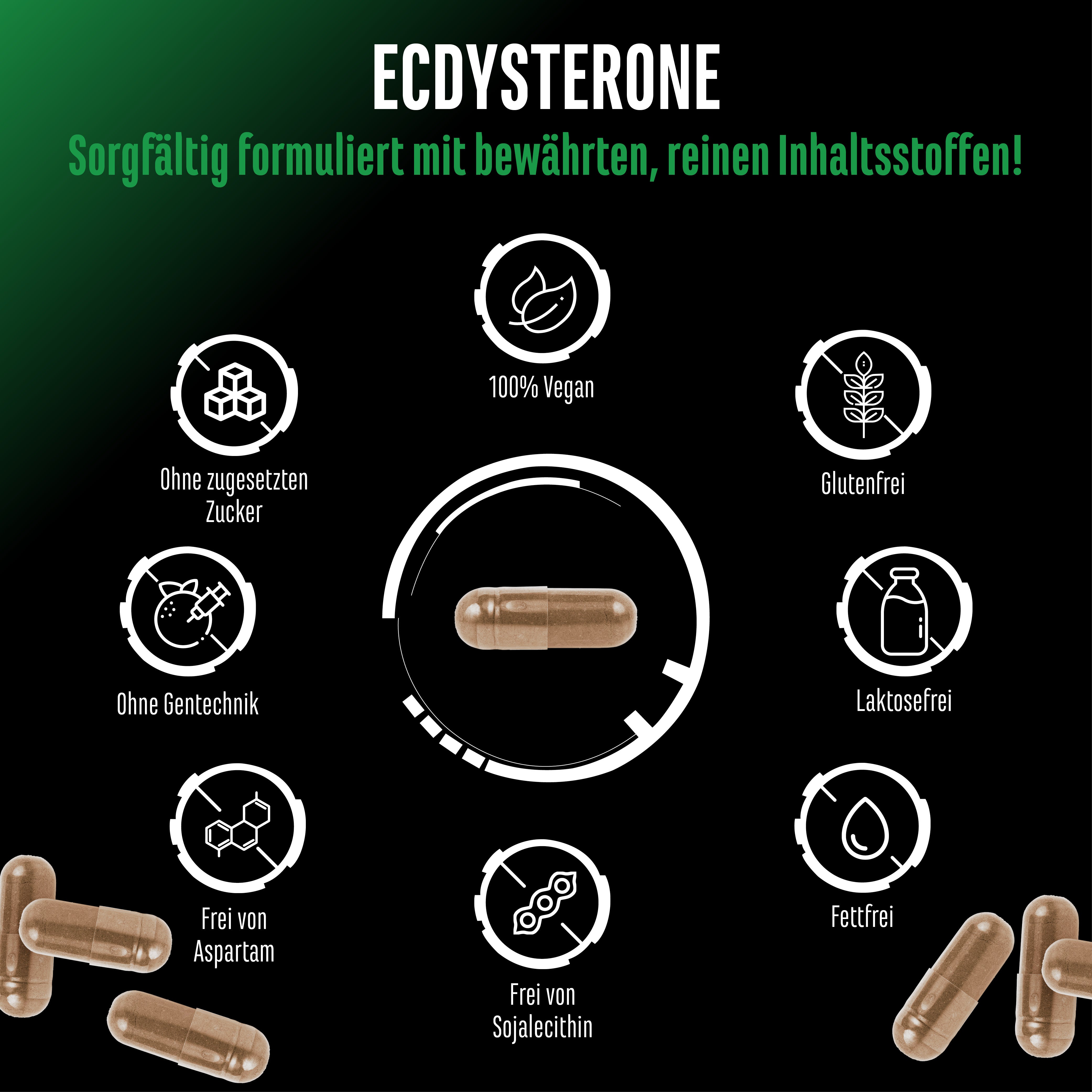 Ecdysteron - 450 mg, 60 Kapseln