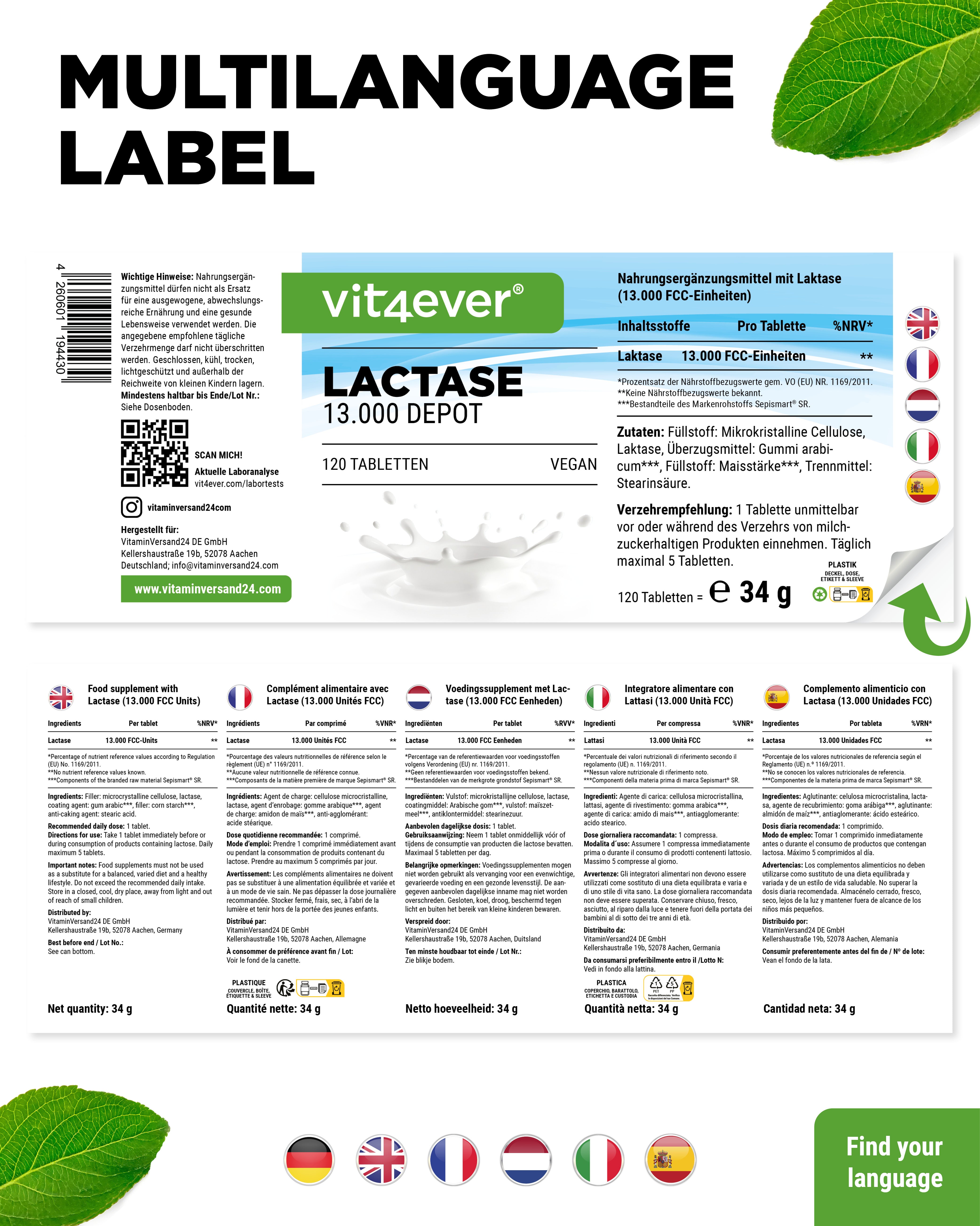 Lactase Depot 13.000