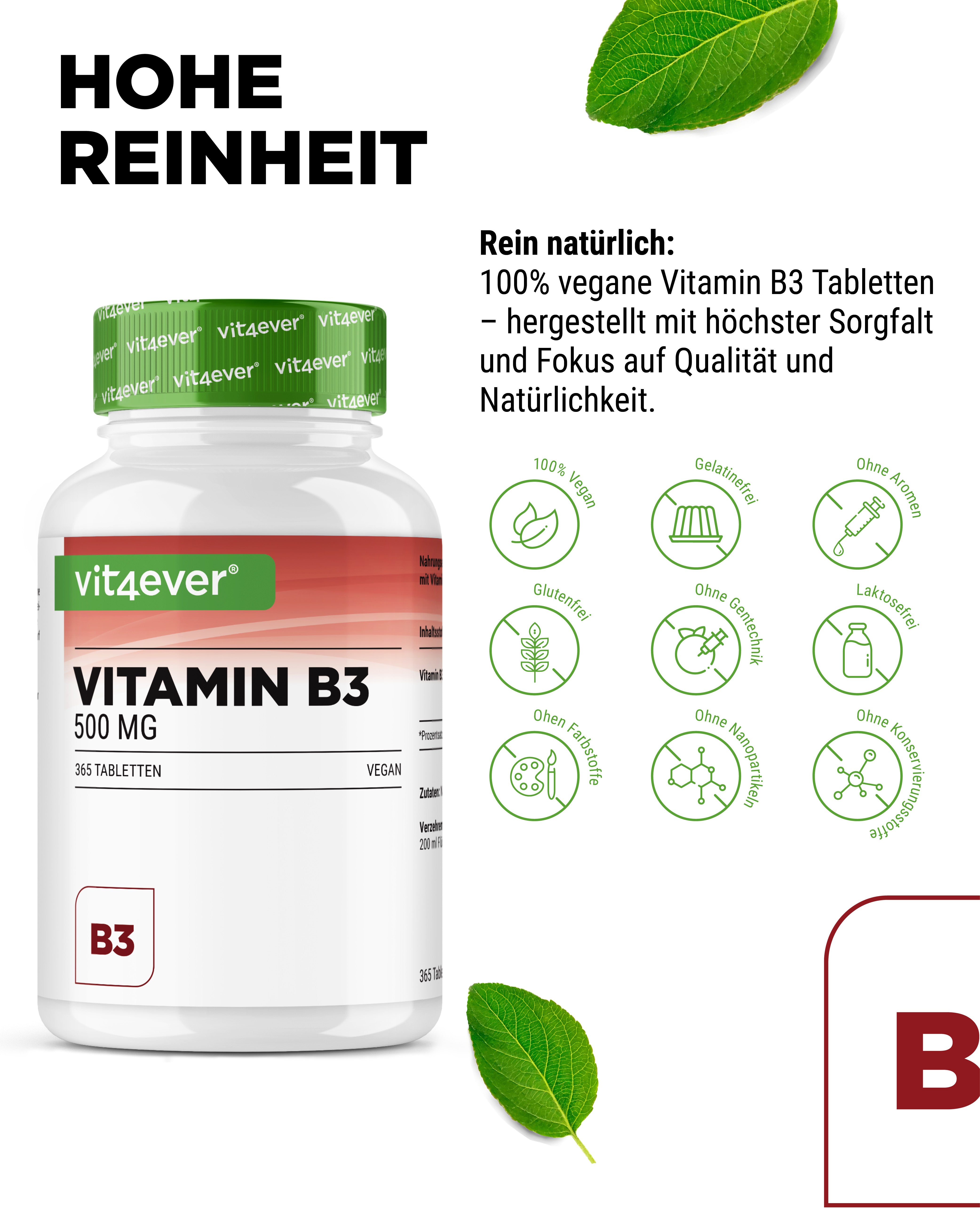 Vitamin B3 Nicotinamid 500 mg