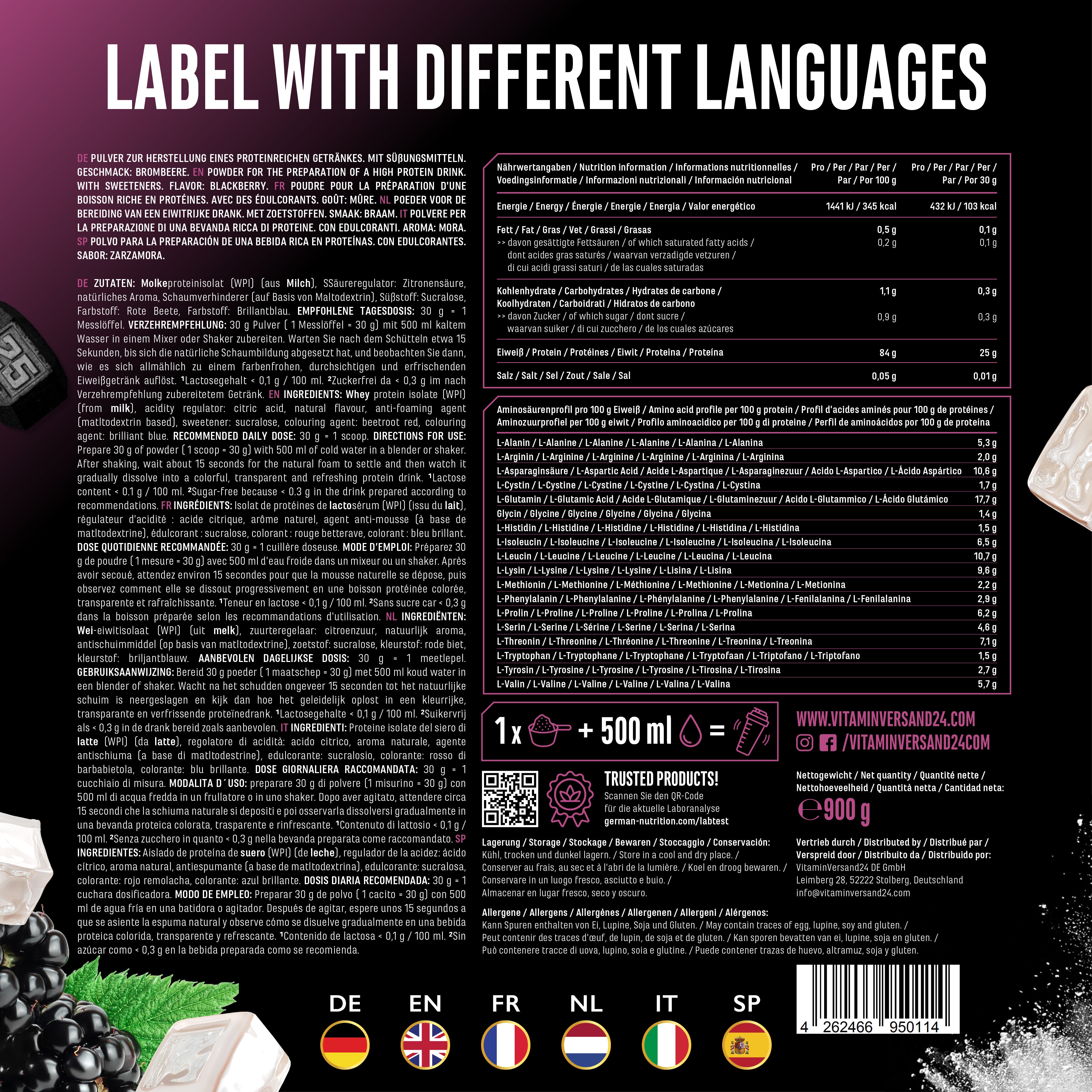 Clear Whey Protein - Fresh Apricot, 900 g