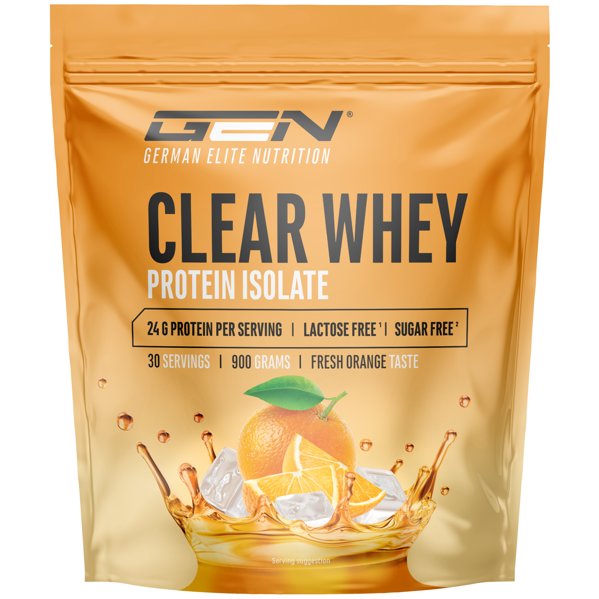 Clear Whey Protein - Fresh Apricot, 900 g