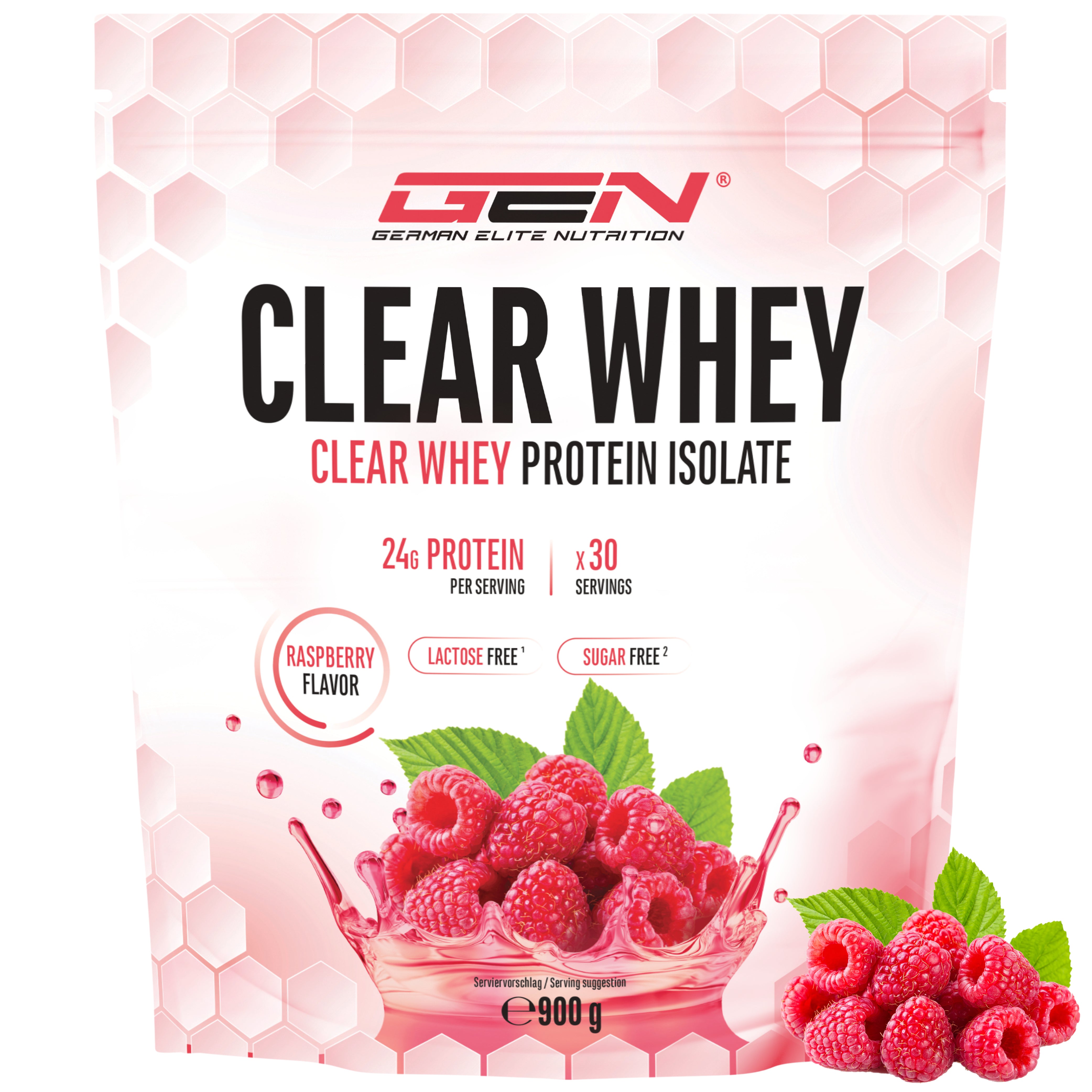 Clear Whey Protein - Fresh Apricot, 900 g
