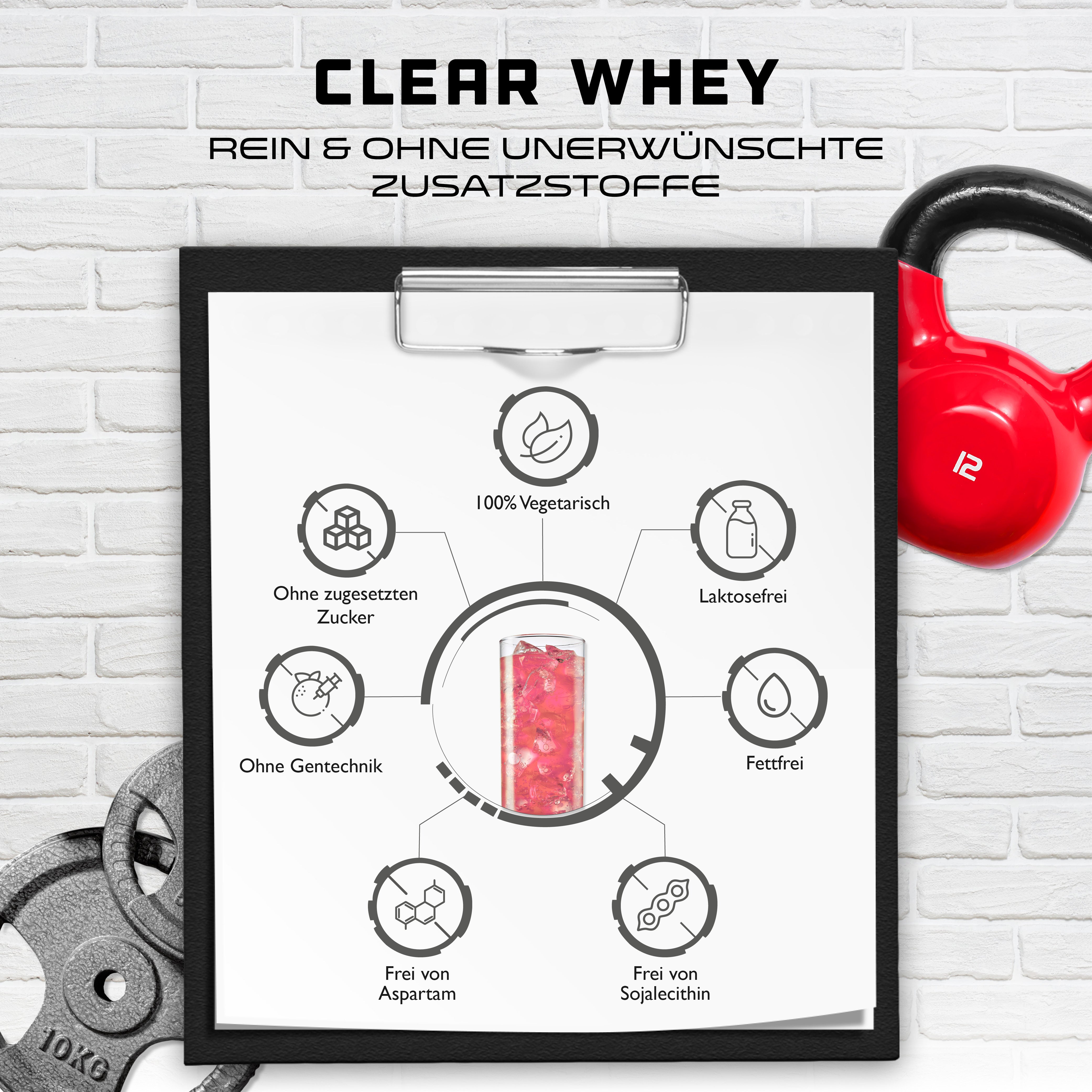 Clear Whey Protein - Fresh Apricot, 900 g