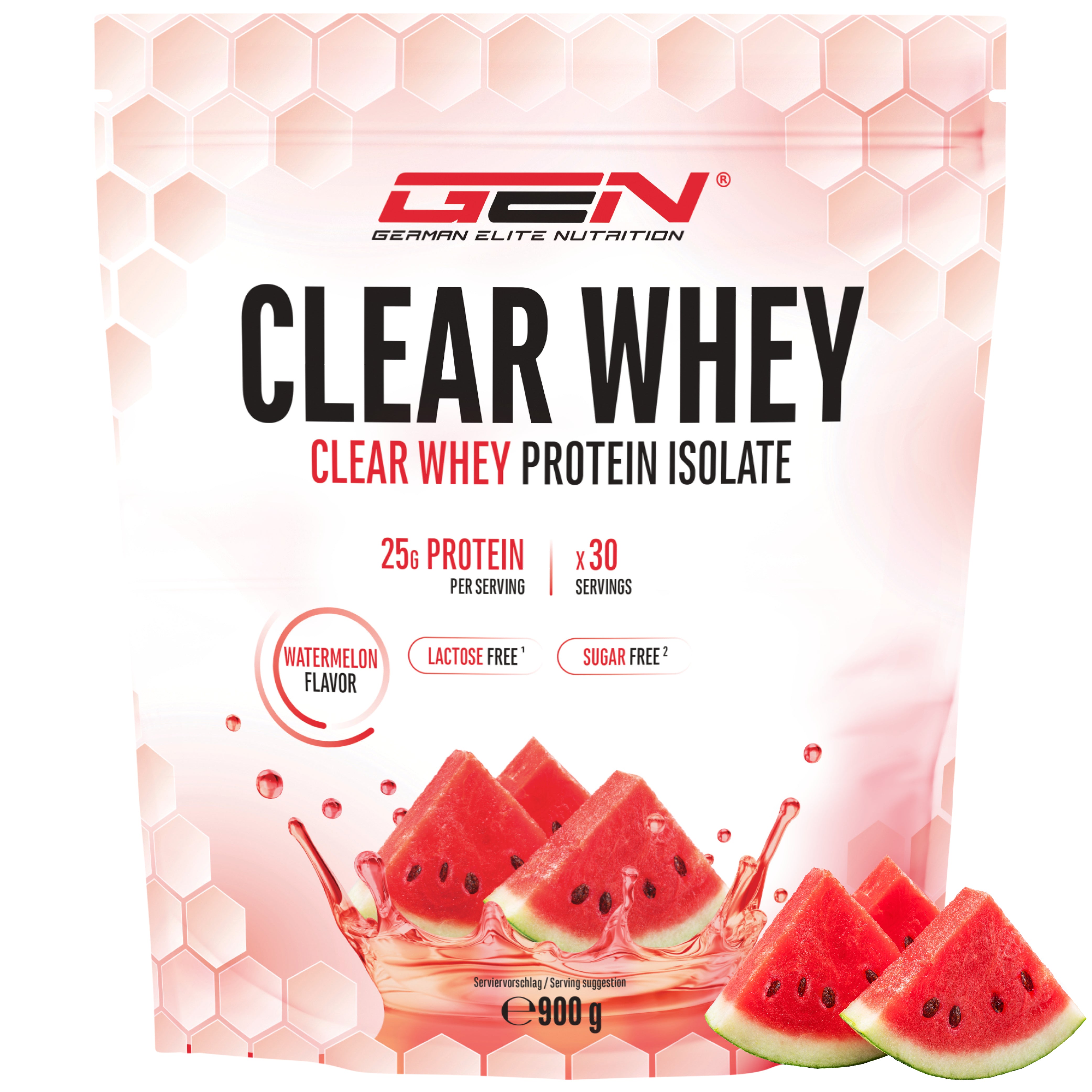 Clear Whey Protein - Fresh Apricot, 900 g
