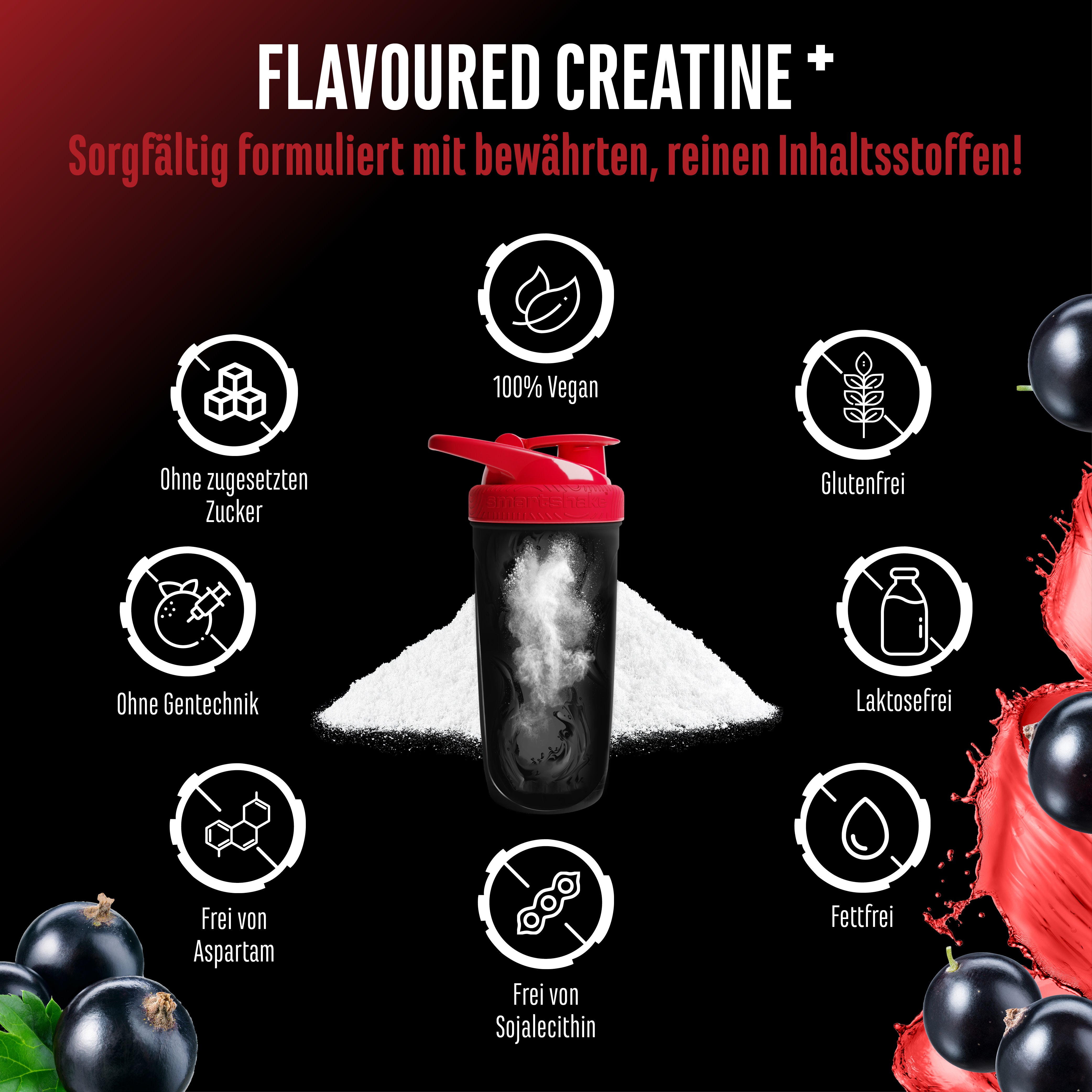 Creatin - Erdbeere, 550 g