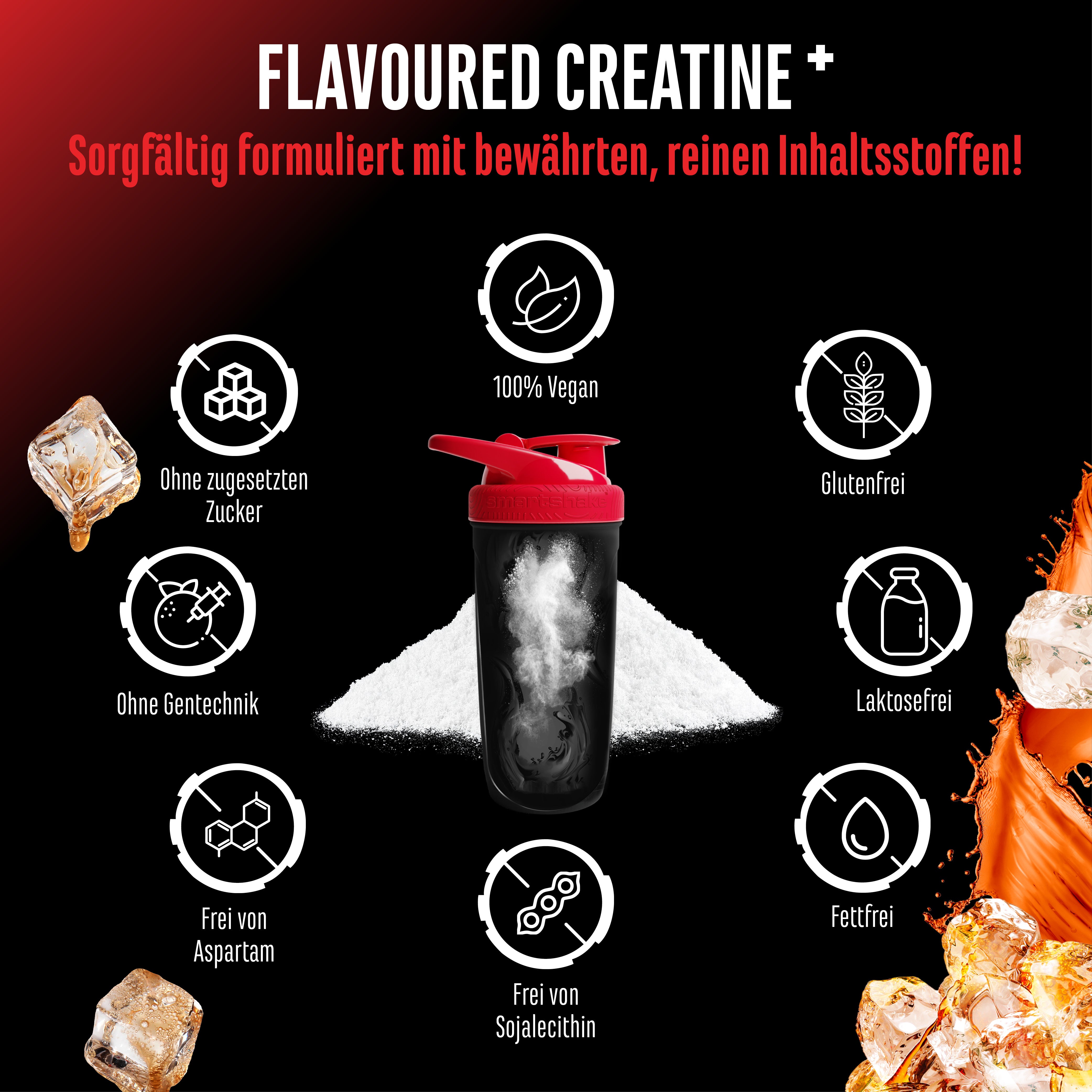 Creatin - Erdbeere, 550 g