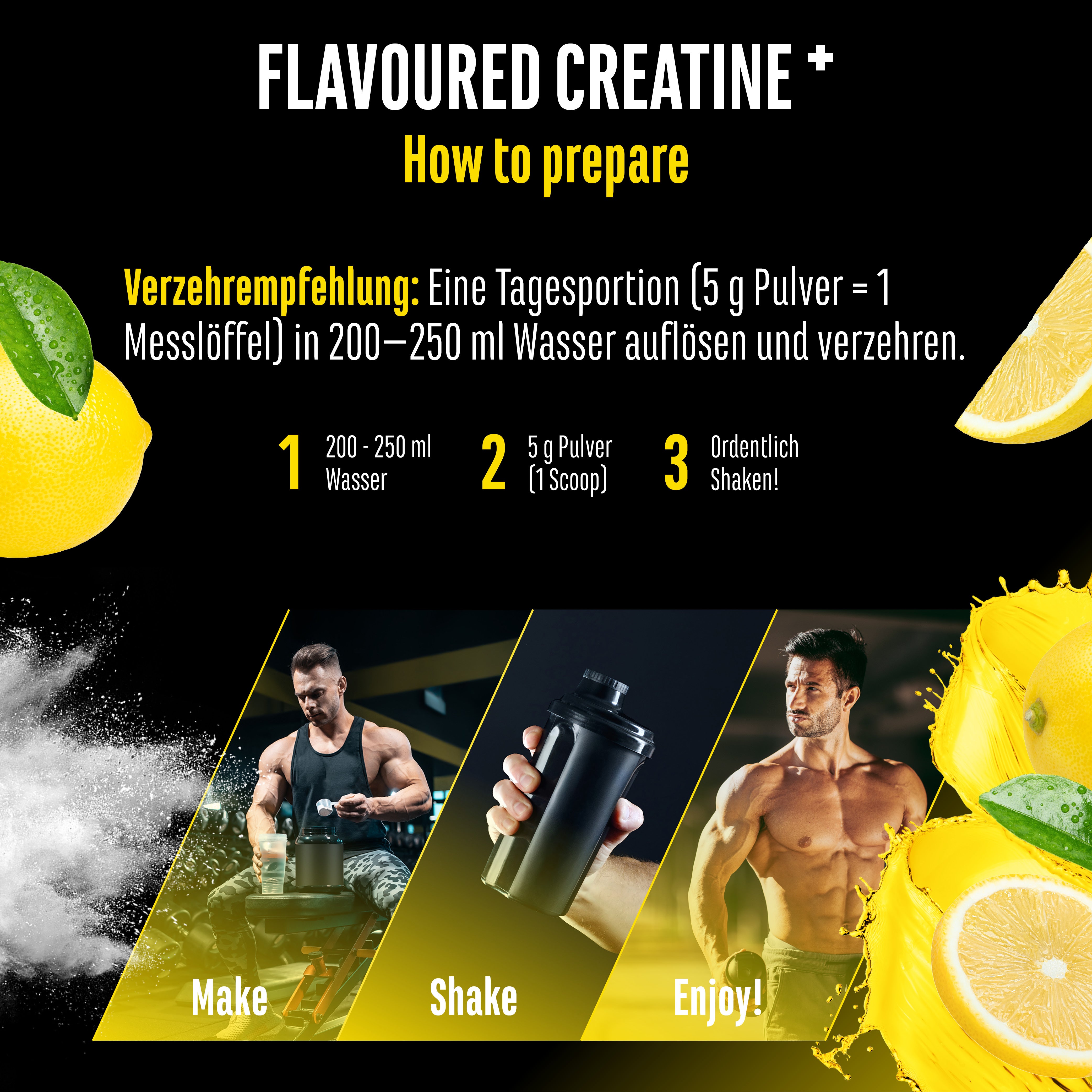 Creatin - Erdbeere, 550 g