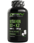 Vitamin D3 5.000 I.E + K2 200 mcg vegan