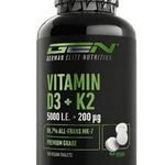 Vitamin D3 5.000 I.E + K2 200 mcg vegan