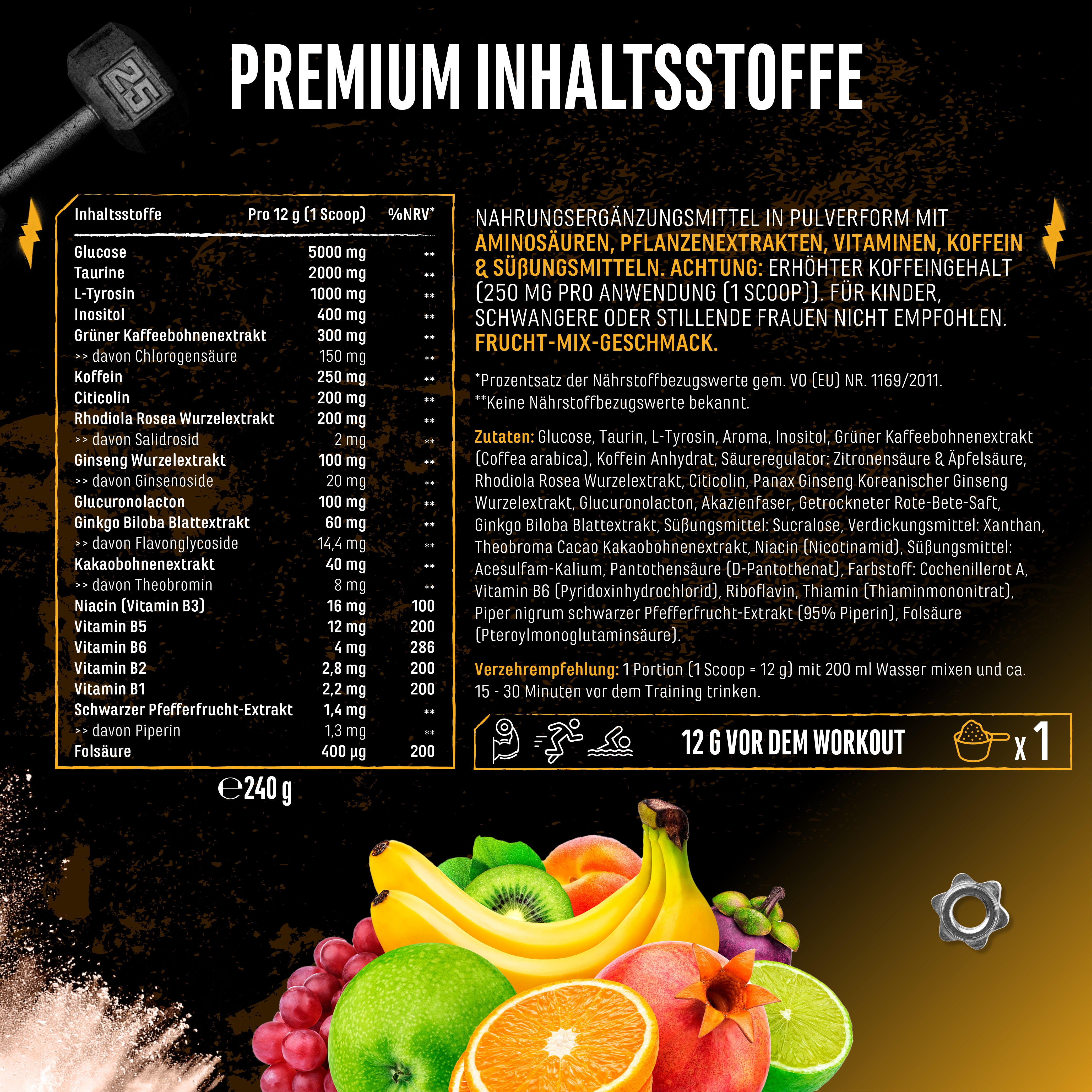 Focus to the Limit - Kiwi Druif, 240g