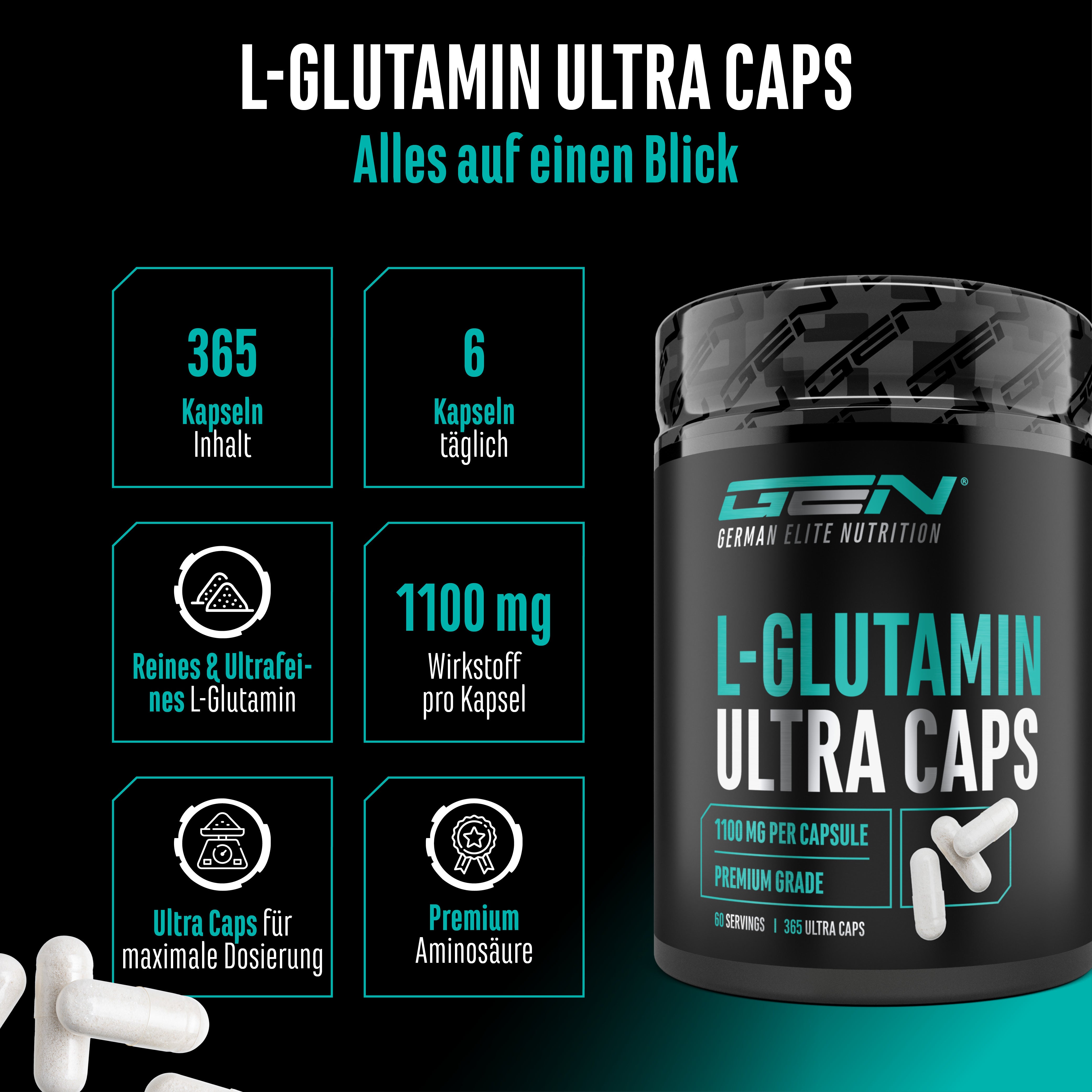 L-Glutamin Ultra Caps