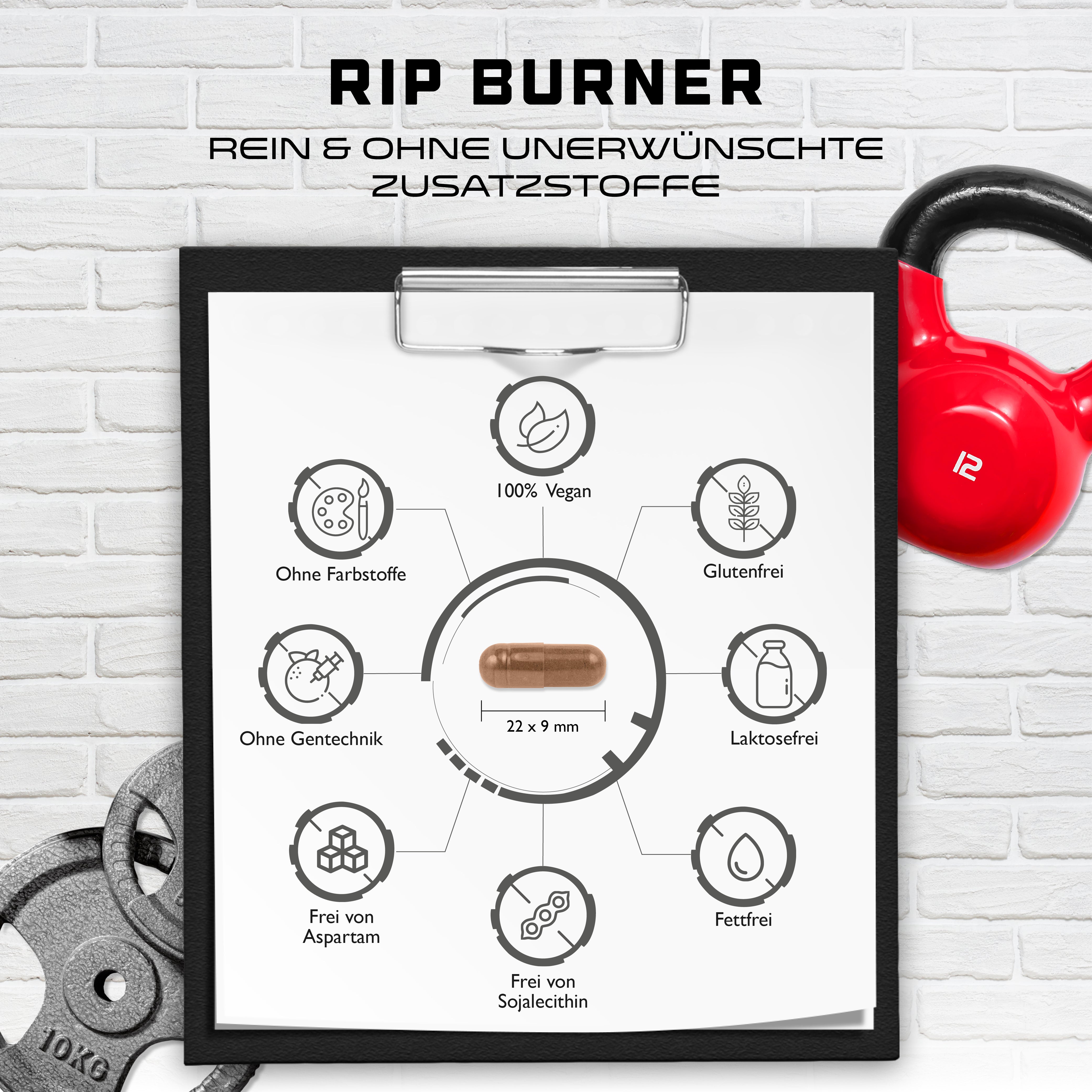 RIP Burner - 180 Capsules - Definition Phase & Diet