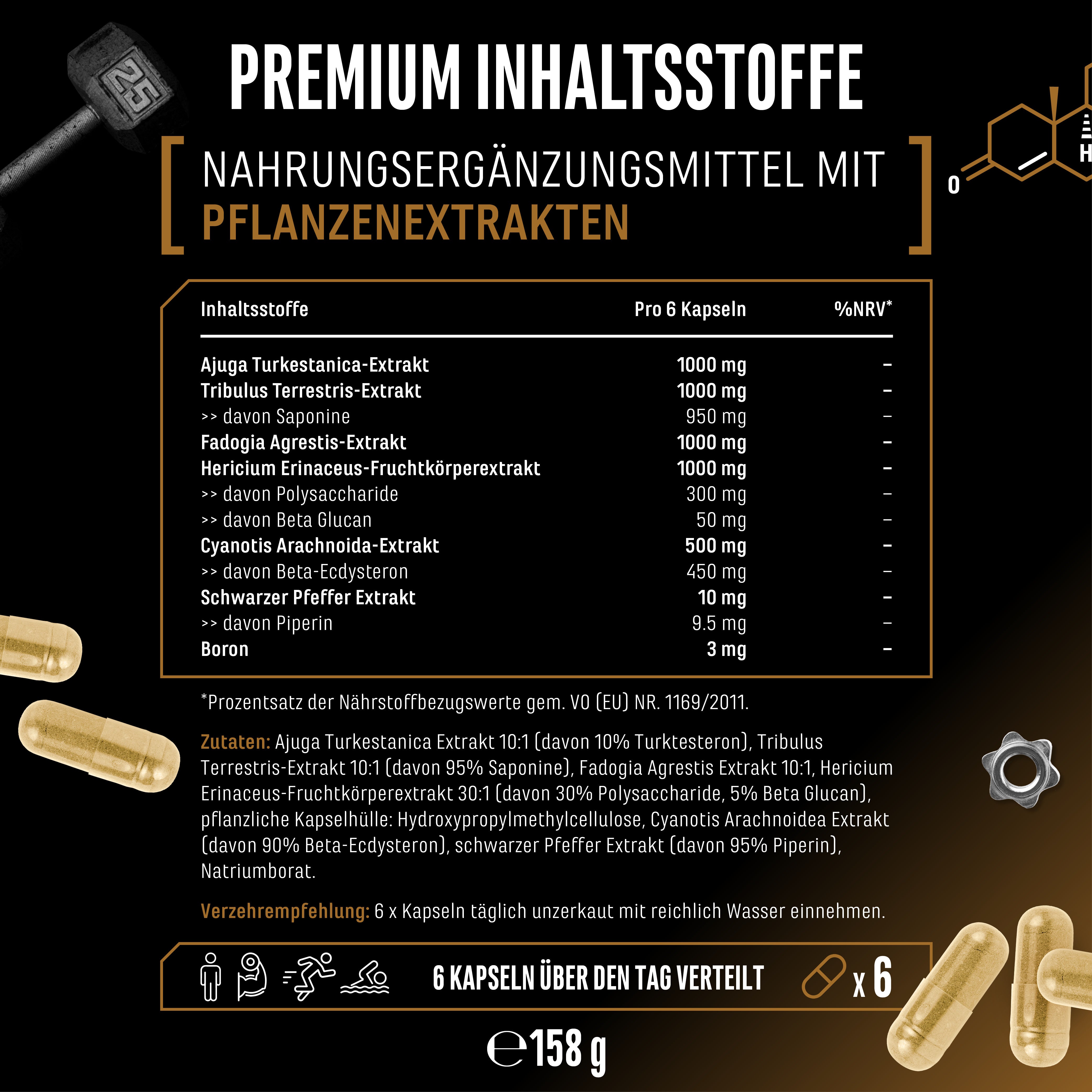 Testo Stack Pro, 180 Kapseln