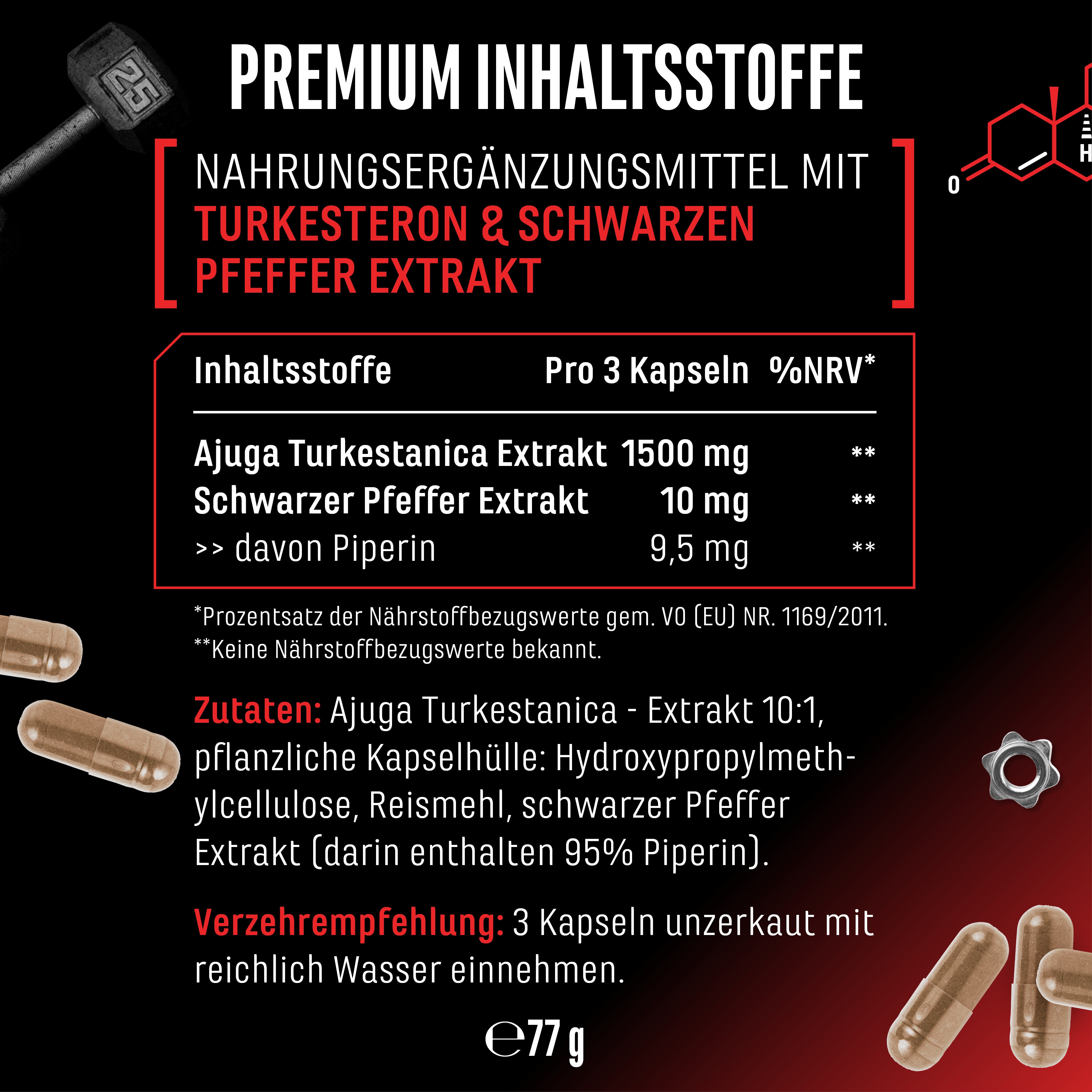 Turkesteron Max, 120 Kapseln