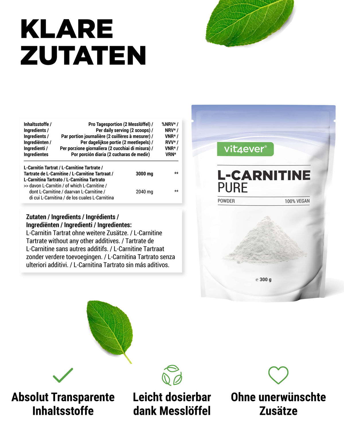 L-Carnitina Pura