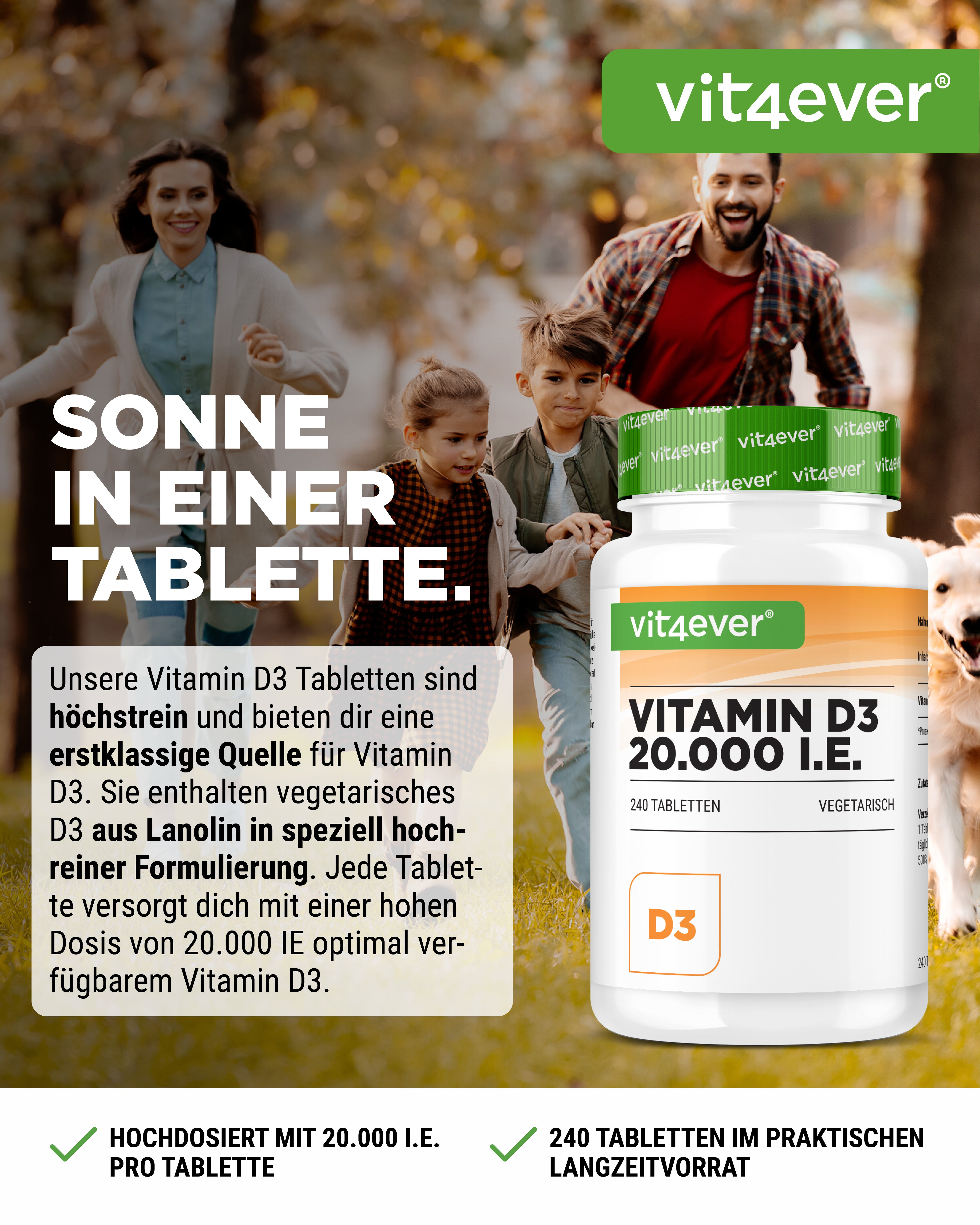 Vitamin D3 Depot 20.000 I.E.