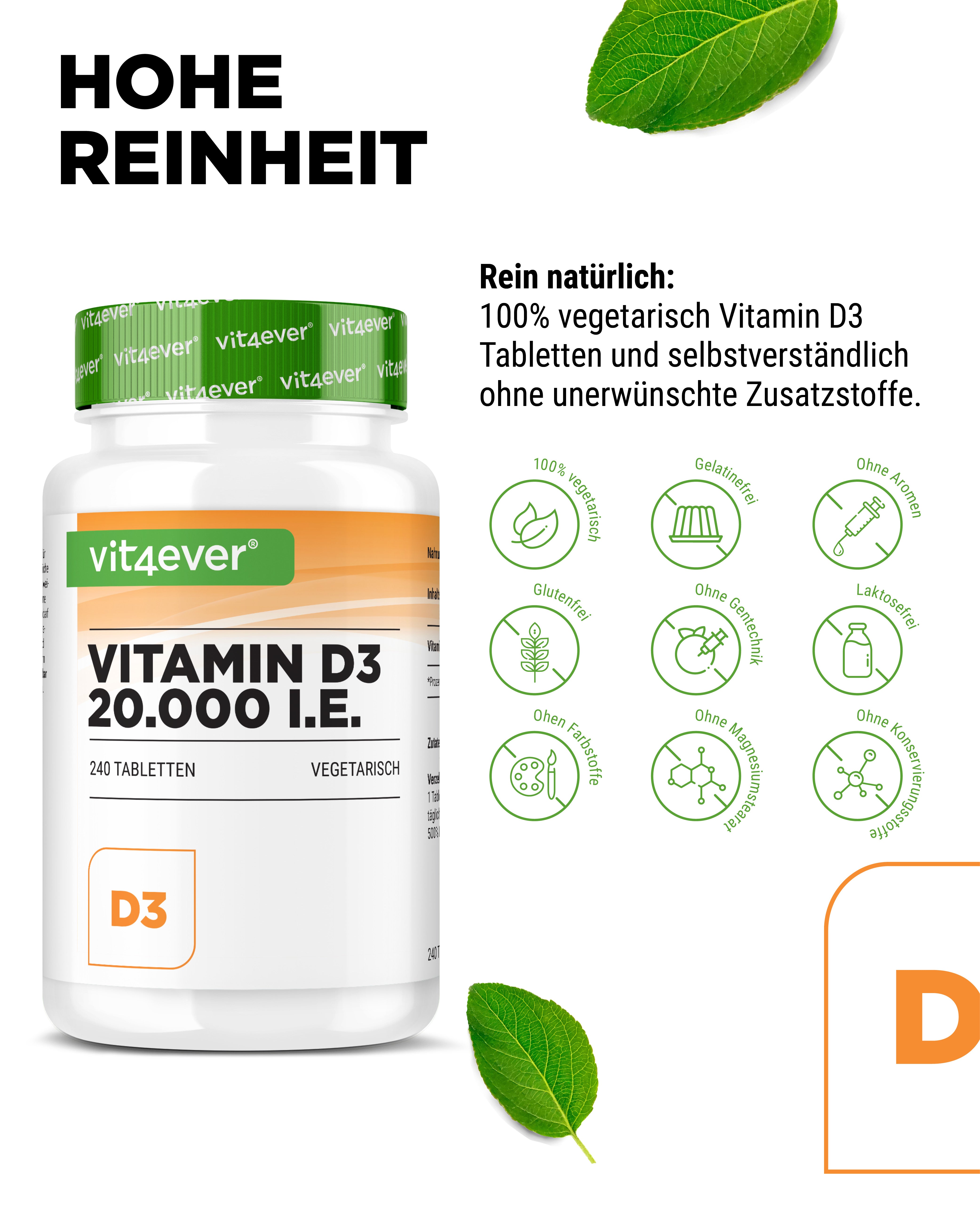 Vitamine D3 Depot 20.000 UI