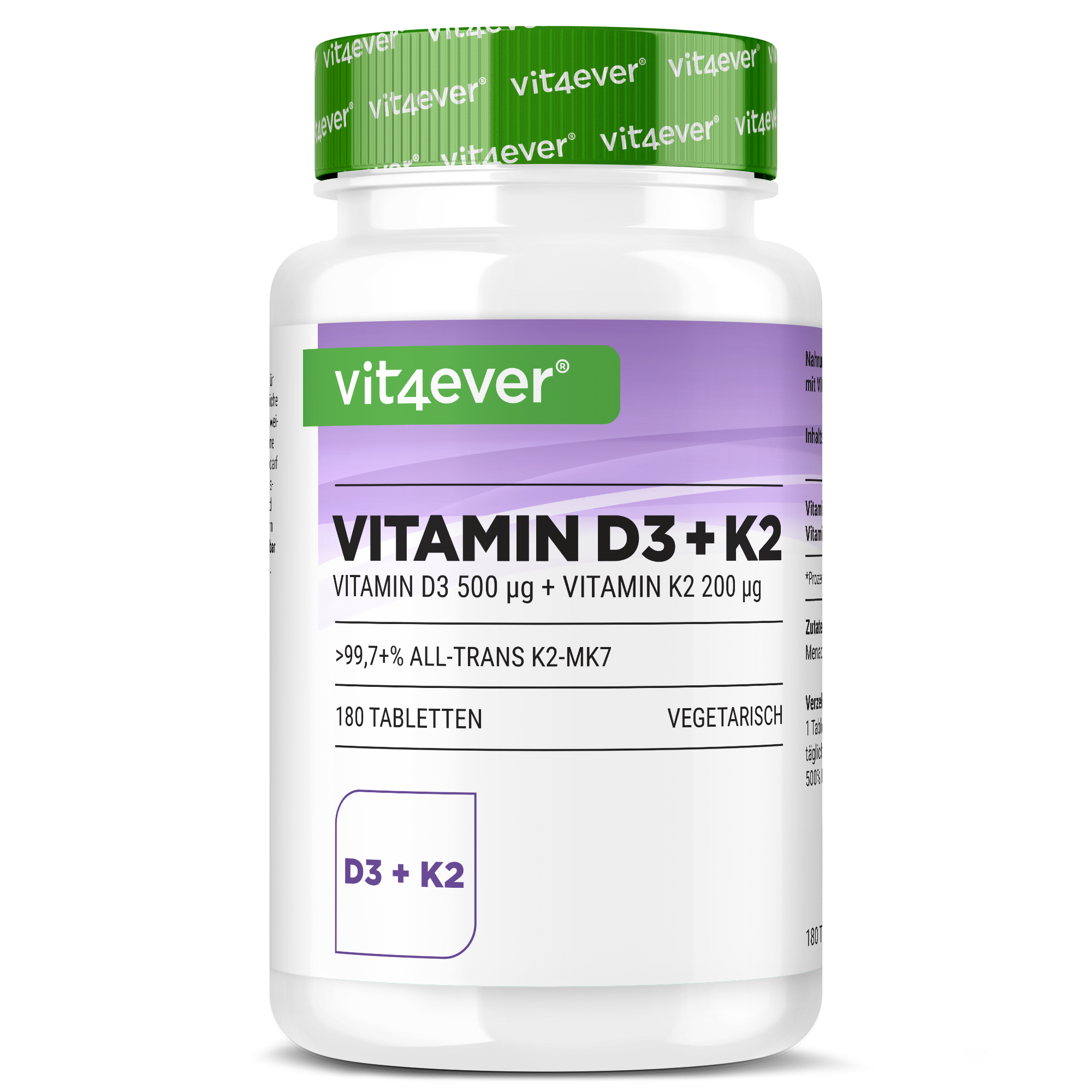 Vitamin D3 20.000 I.E. + Vitamin K2 200 mcg