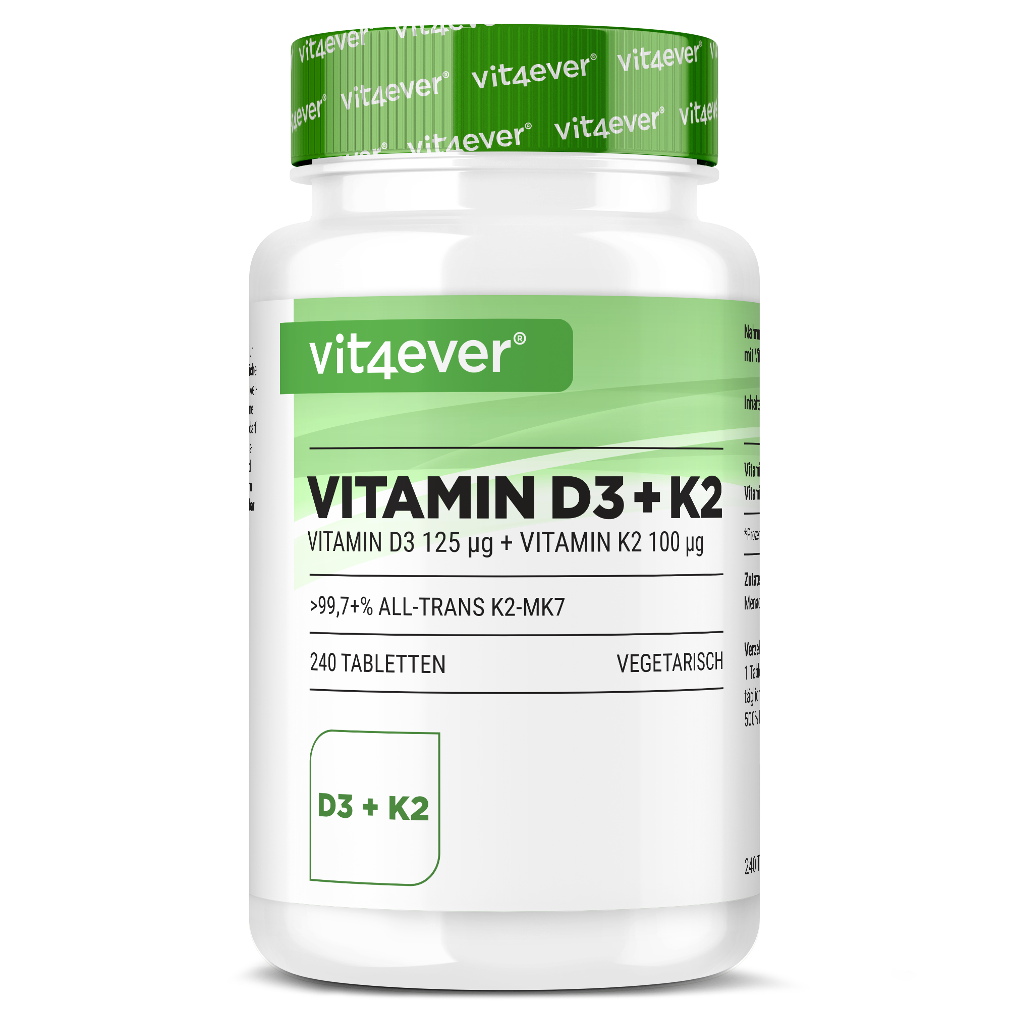 Vitamin D3 5.000 I.E. + Vitamin K2 100 mcg