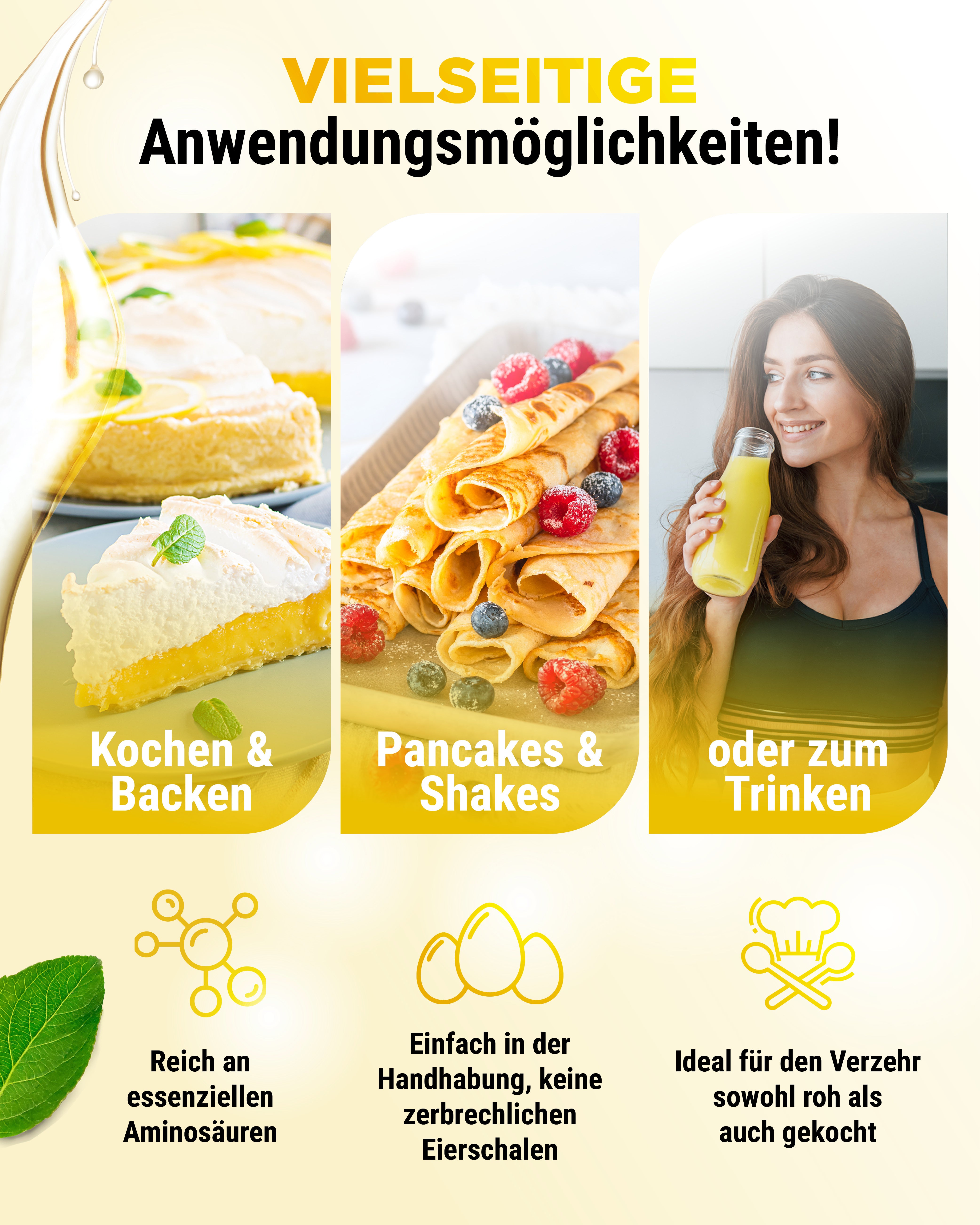 Białko jaja w płynie