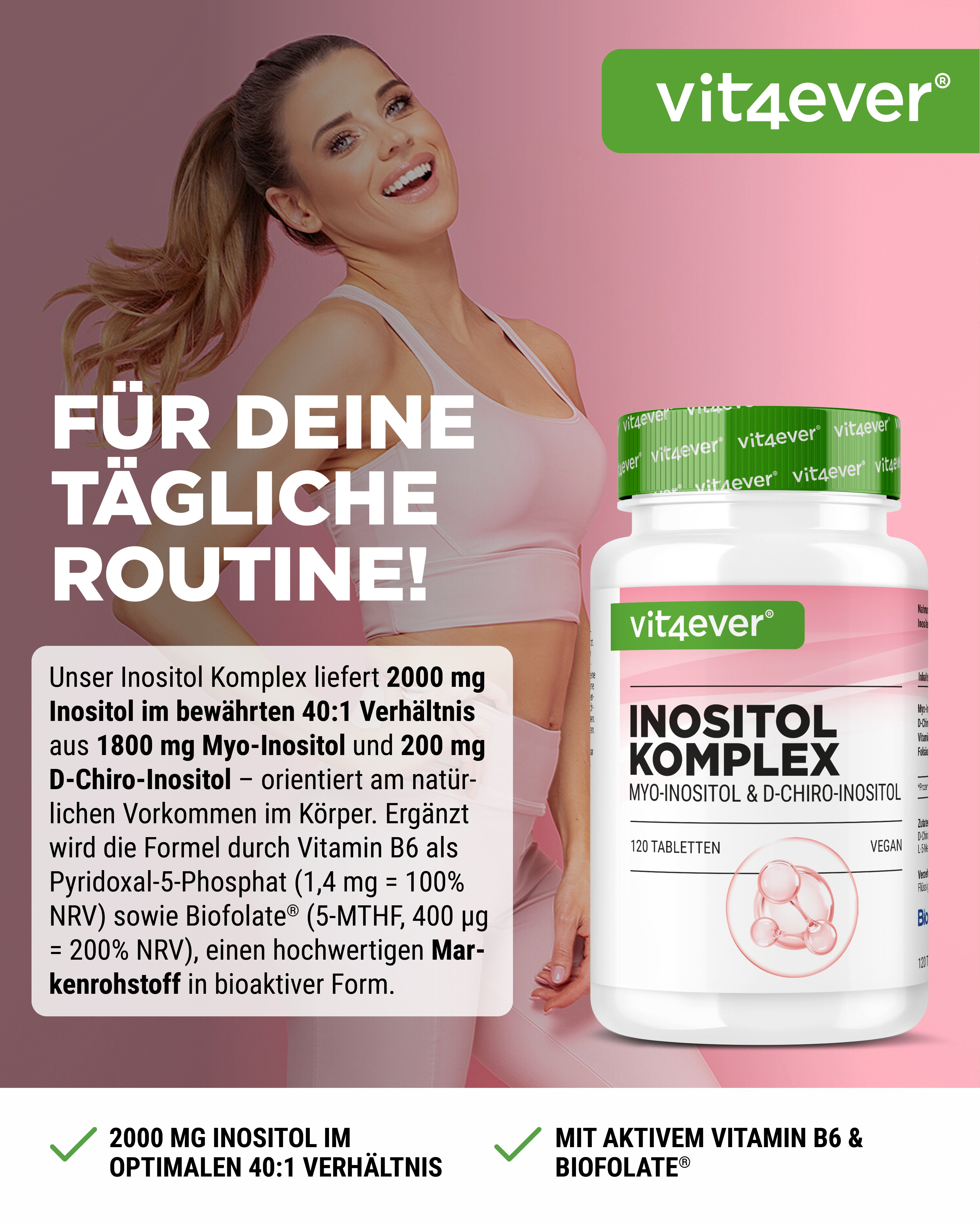 Inositol Komplex mit Biofolate®