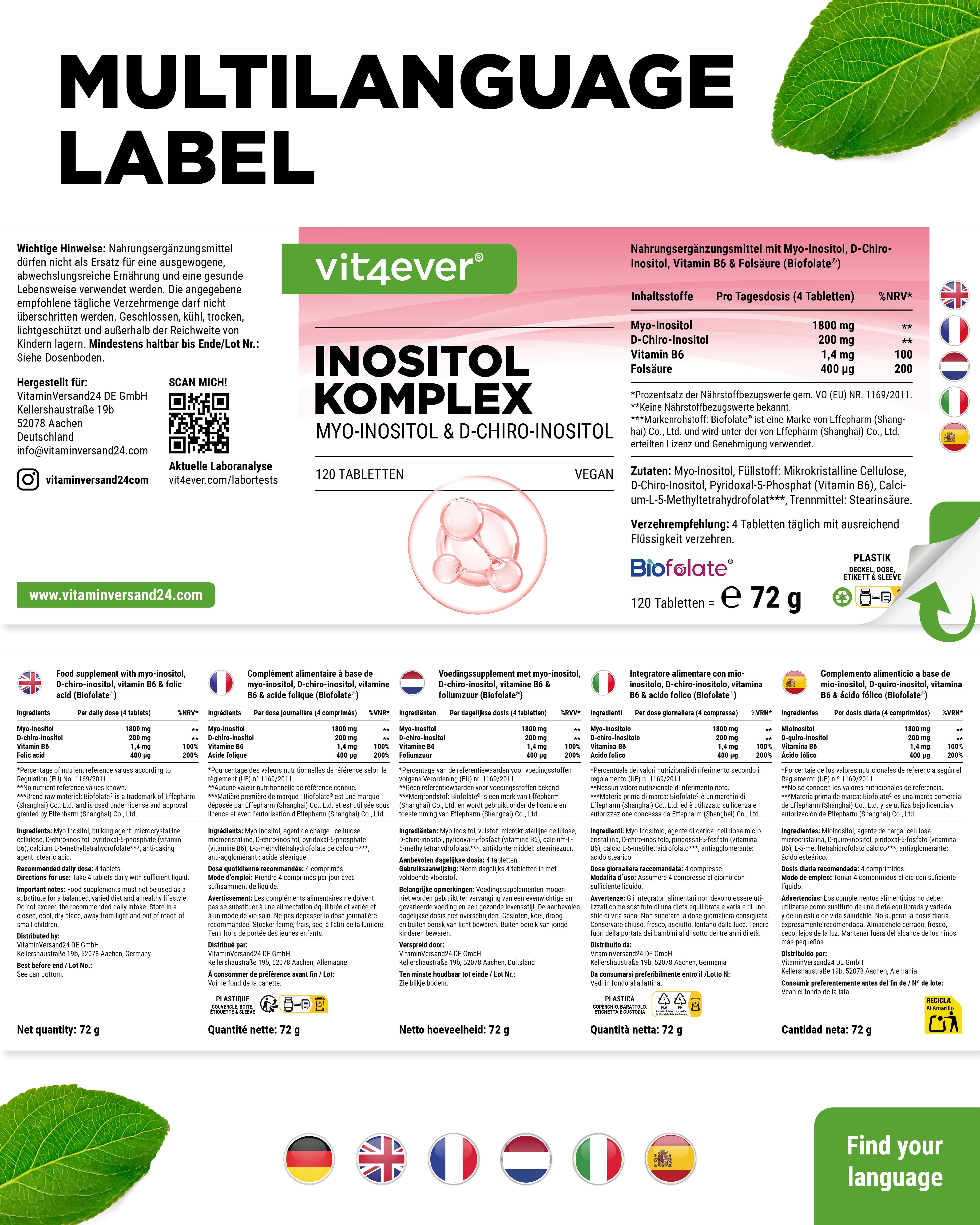 Complesso Inositolo con Biofolate®