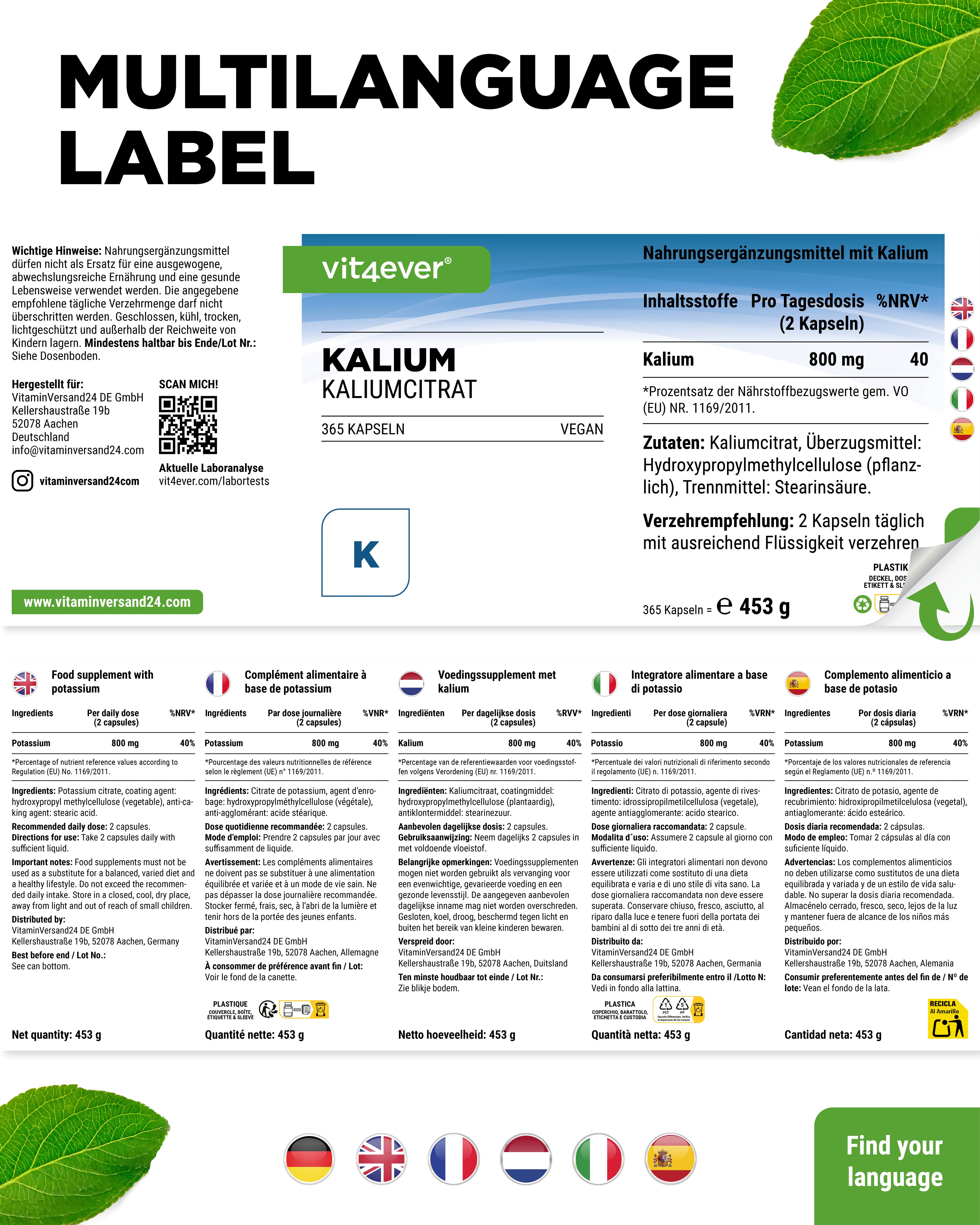 Potassium Citrate Capsules