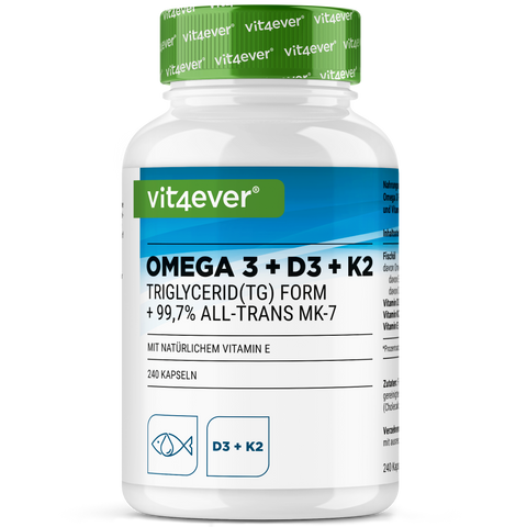 Vit4ever Omega 3 plus Vitamin D3 und K2