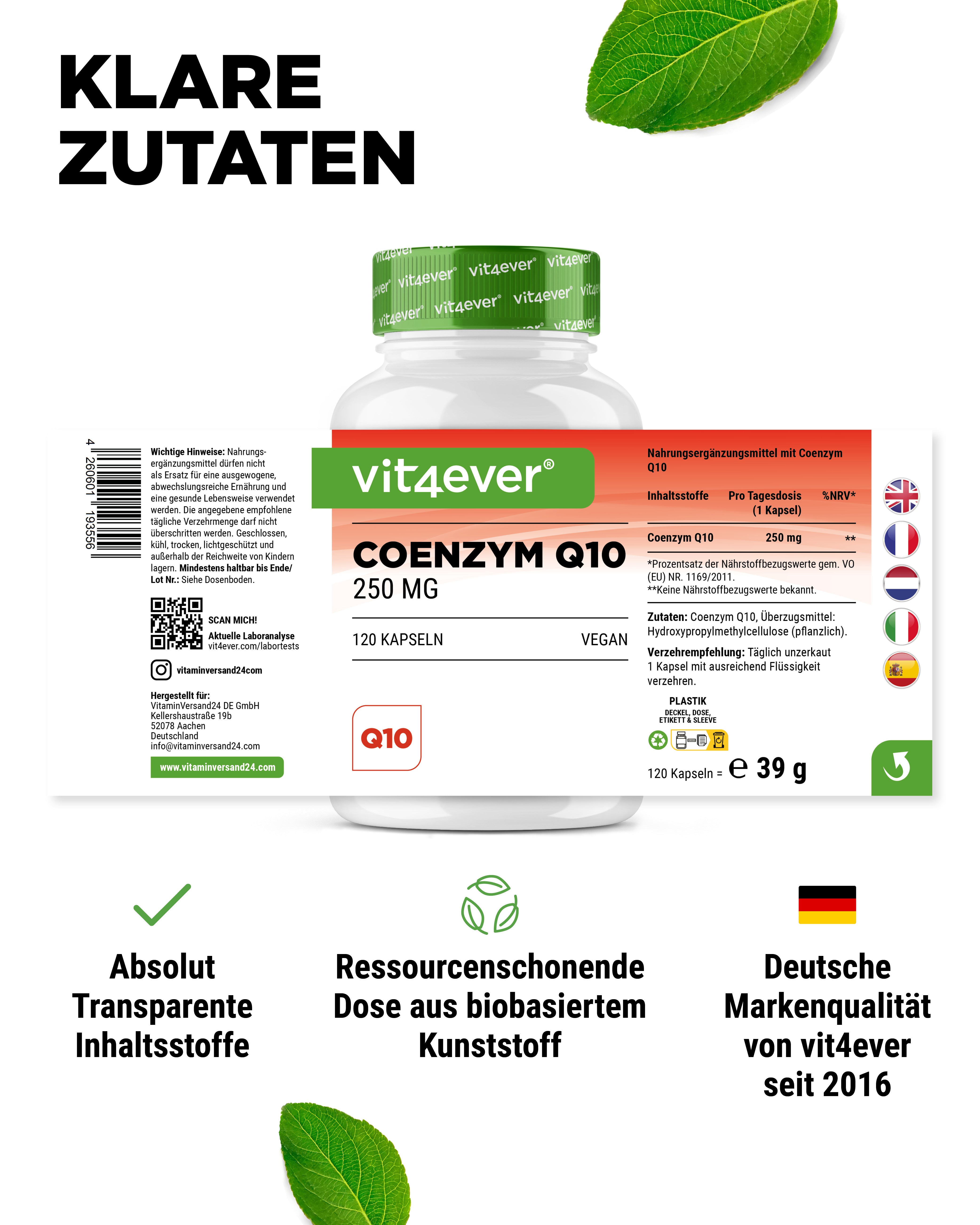 Coenzym Q10 - 250 mg
