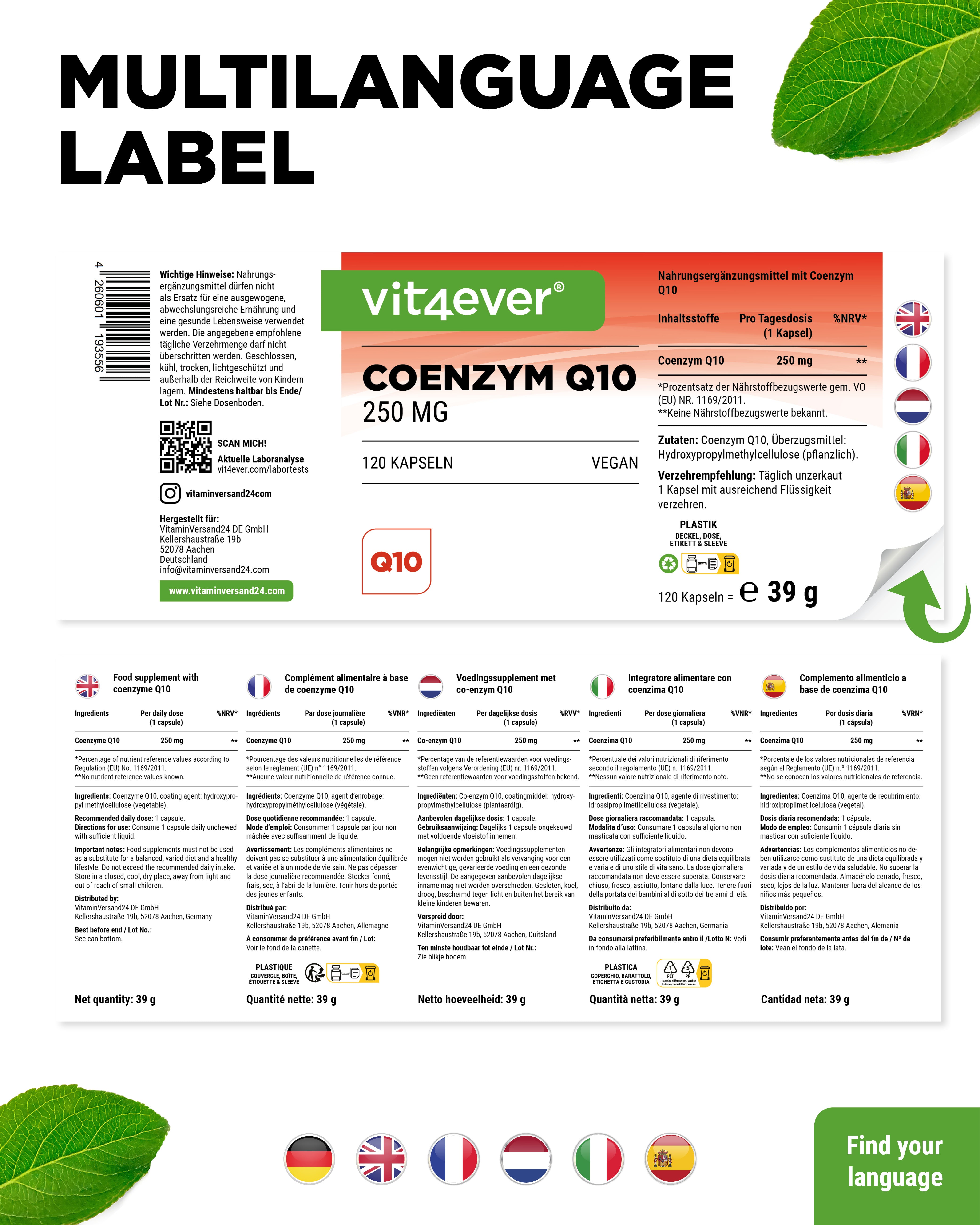 Coenzym Q10 - 250 mg