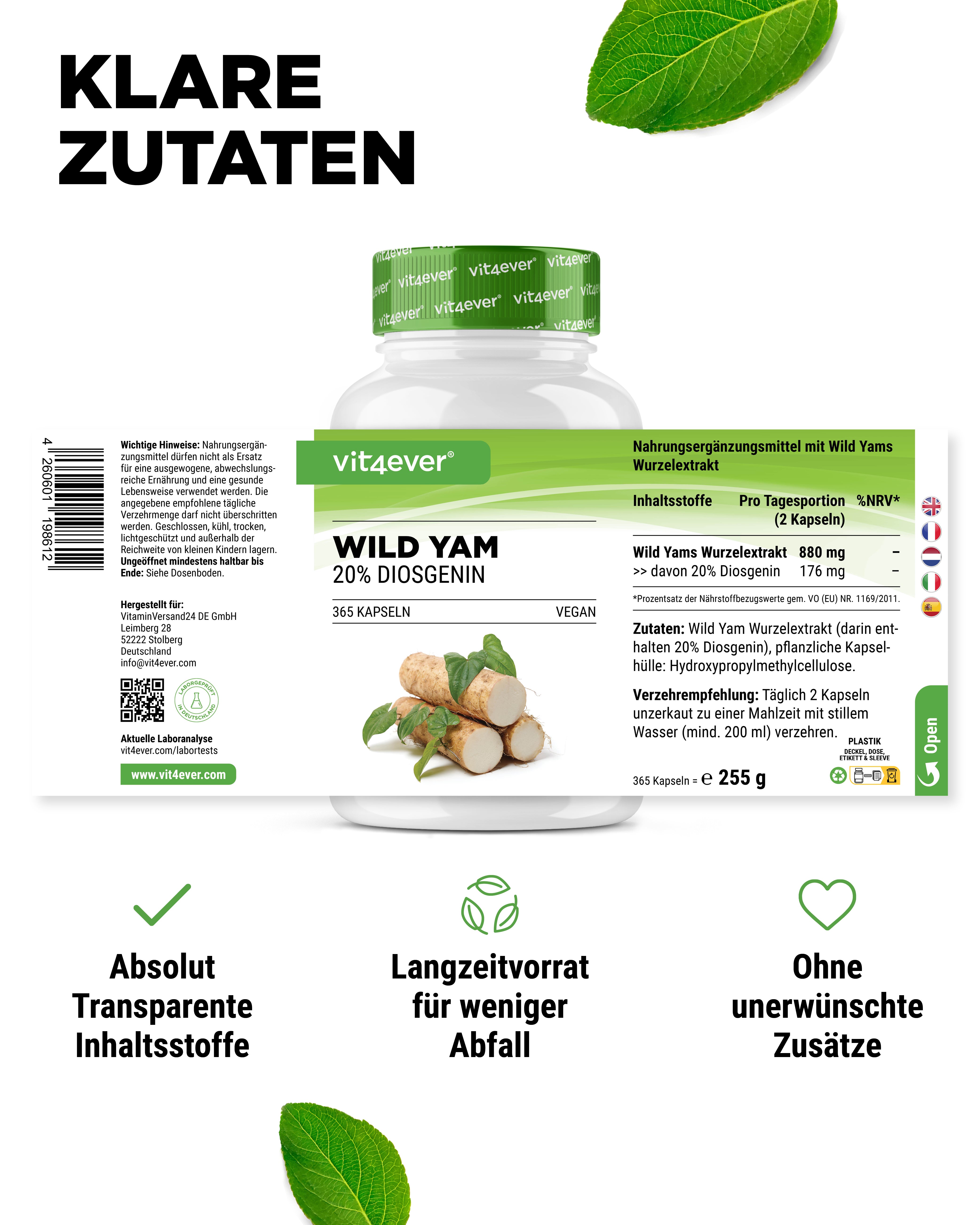 Mexican Wild Yam Extrakt