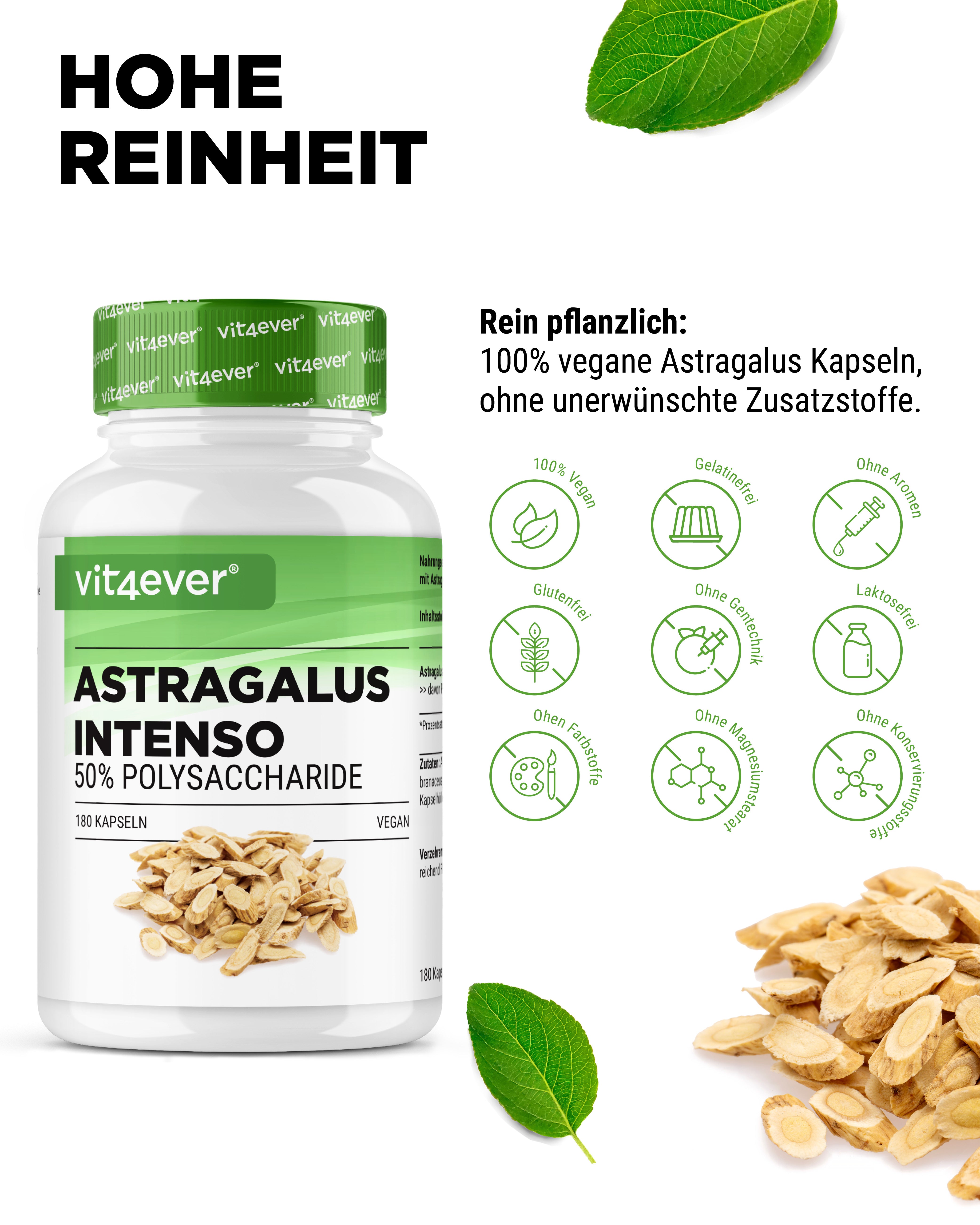 Astragalus - 50% Polysaccharides