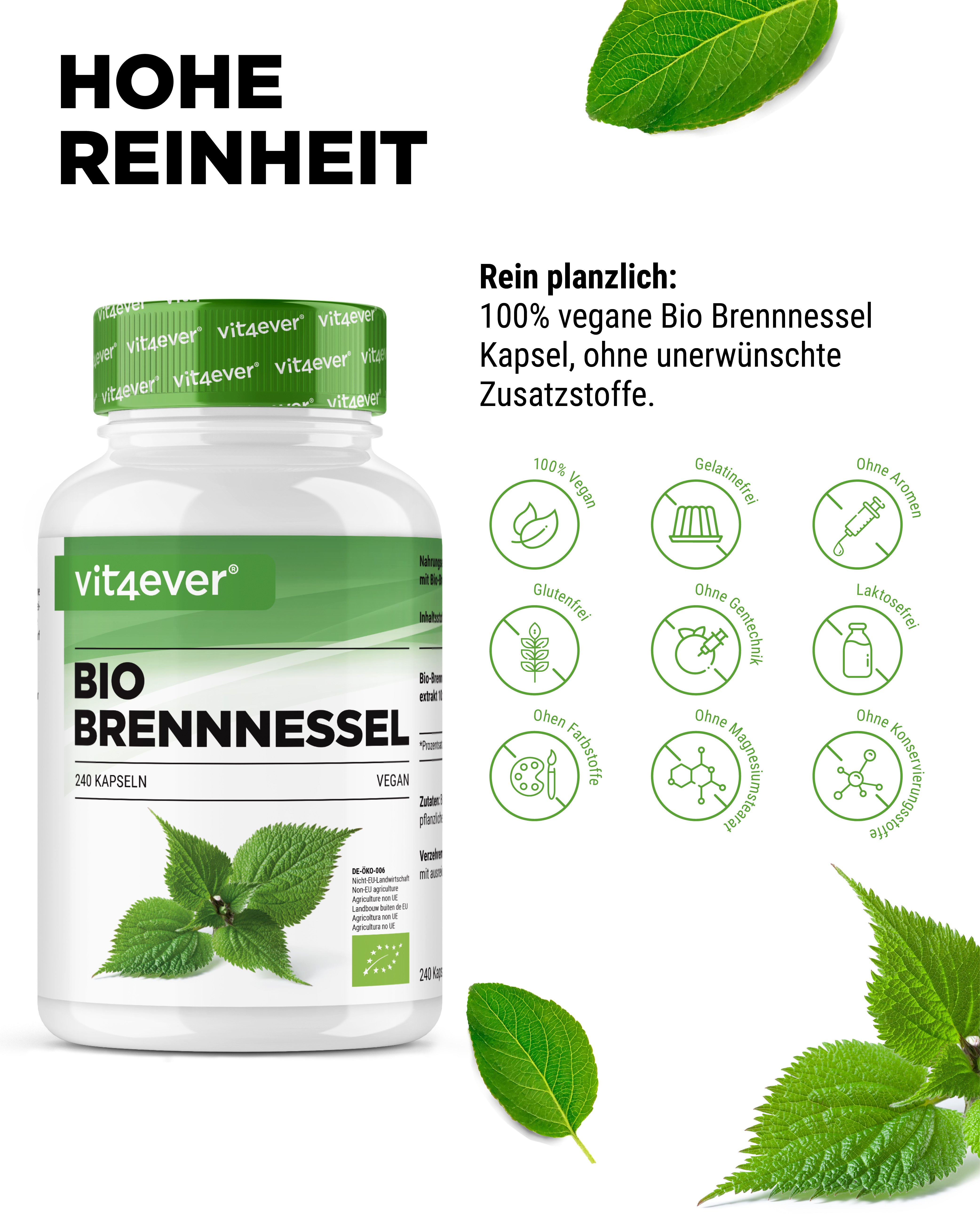 Bio Brennnessel Extrakt - 500 mg