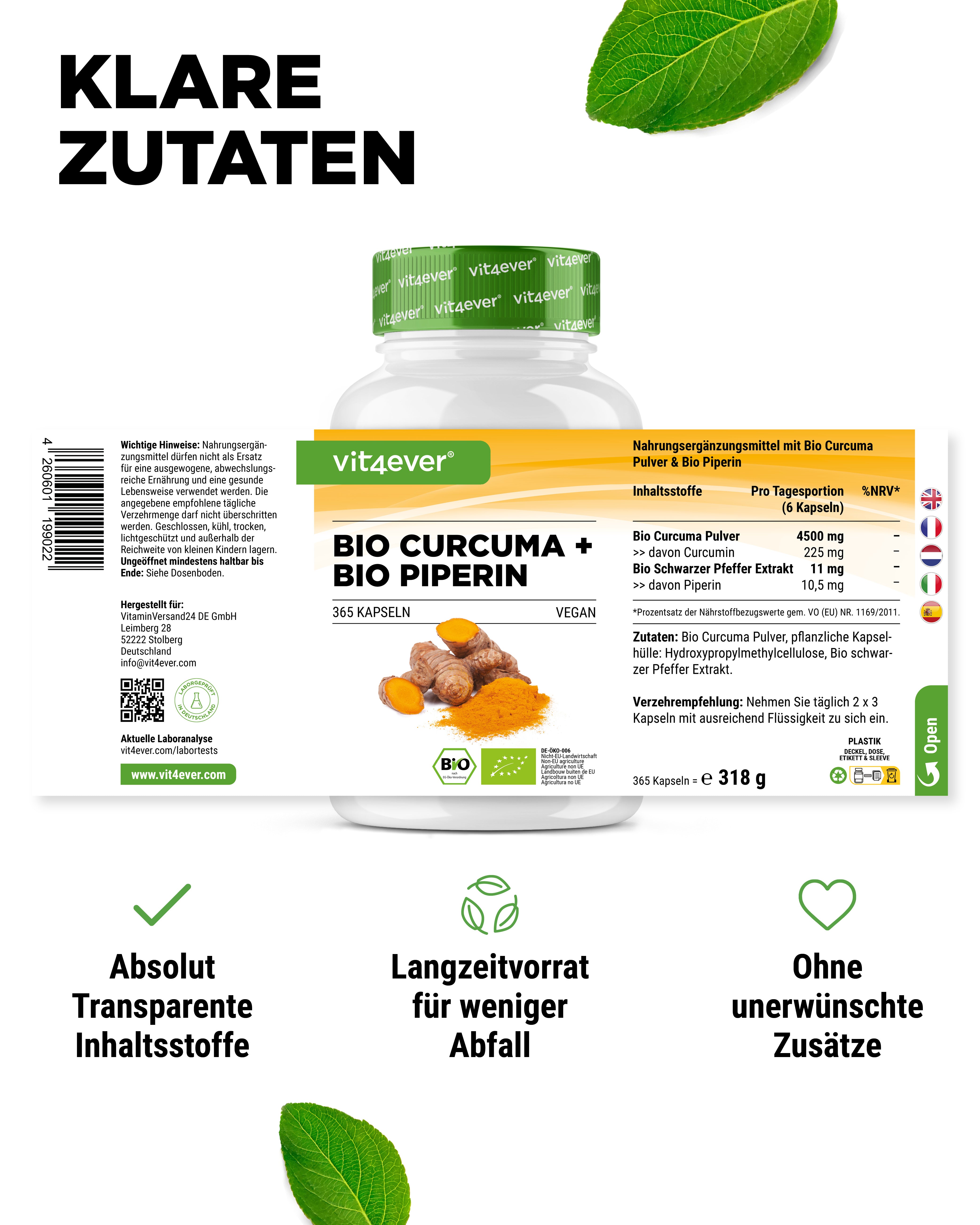 Bio Curcuma + Bio Piperin