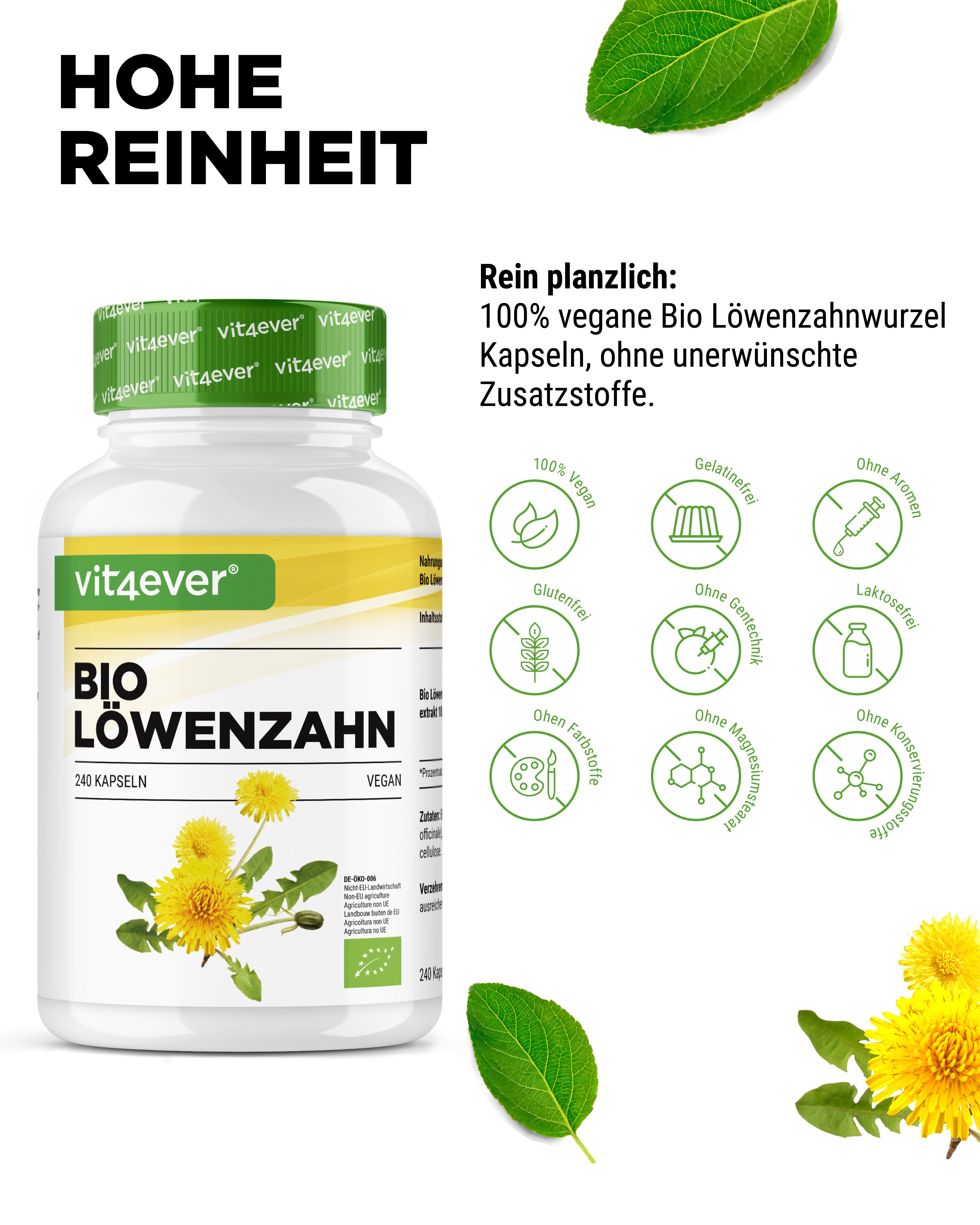 Bio Löwenzahn - 500 mg