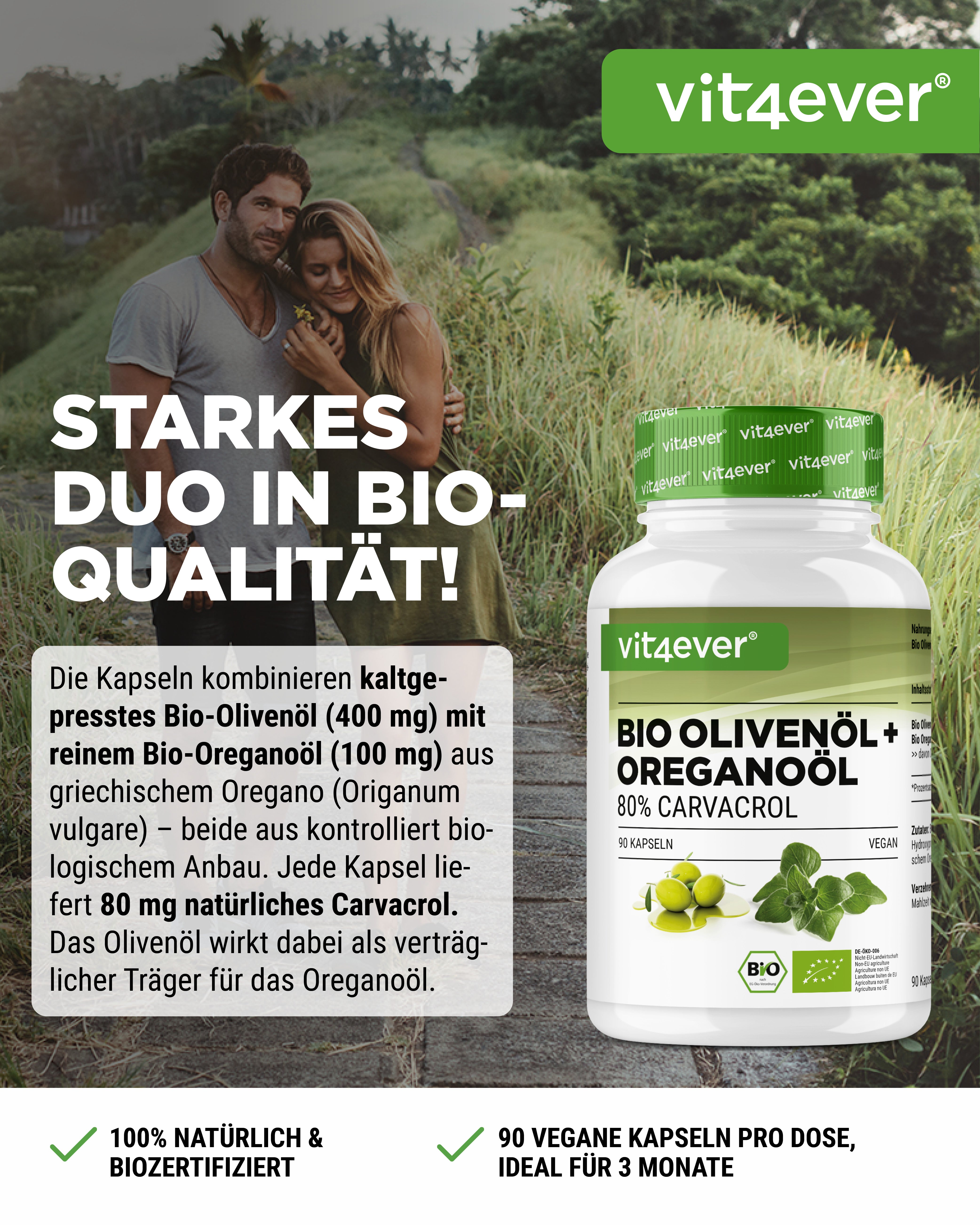 Bio Oreganoöl & Olivenöl,