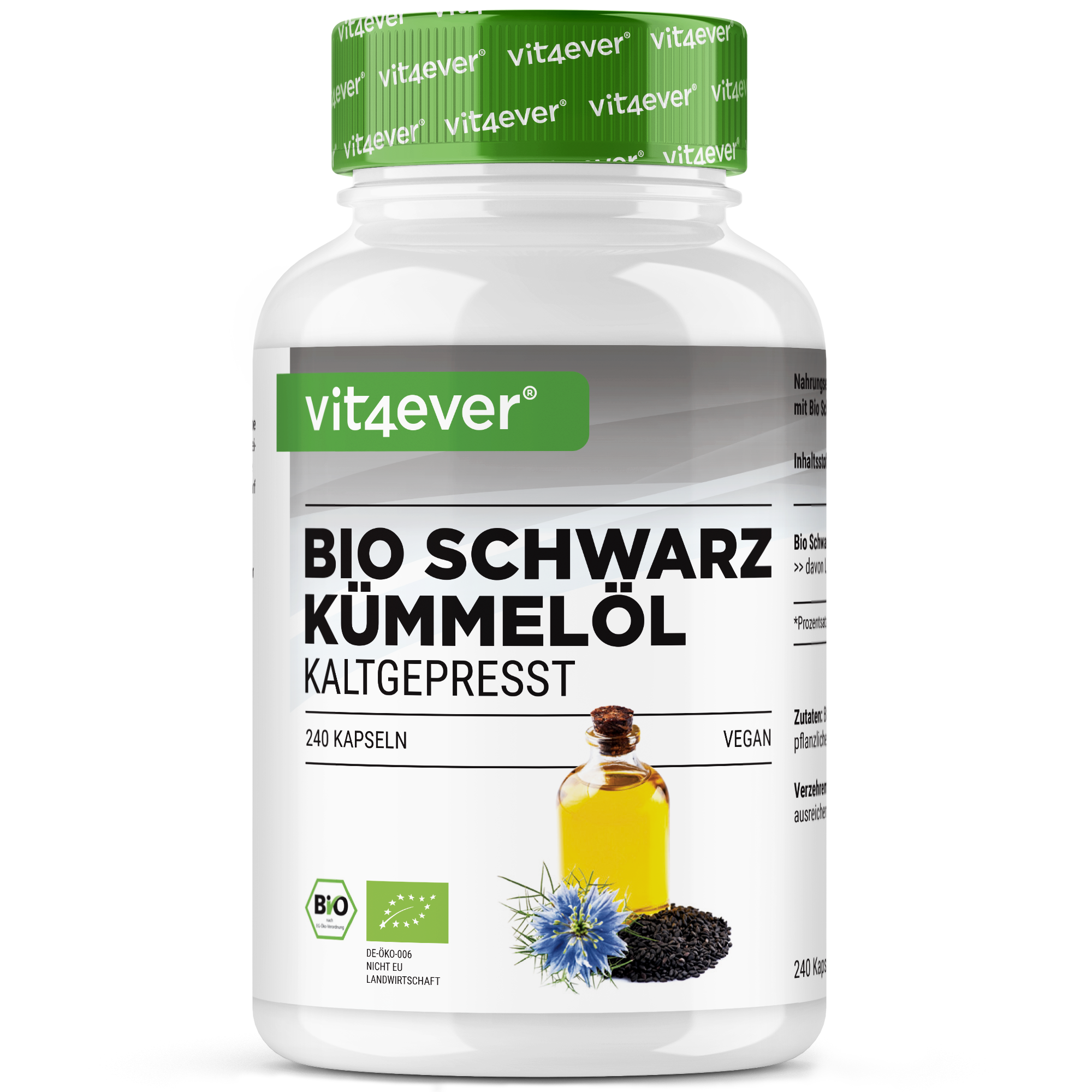 Aceite de comino negro ecológico