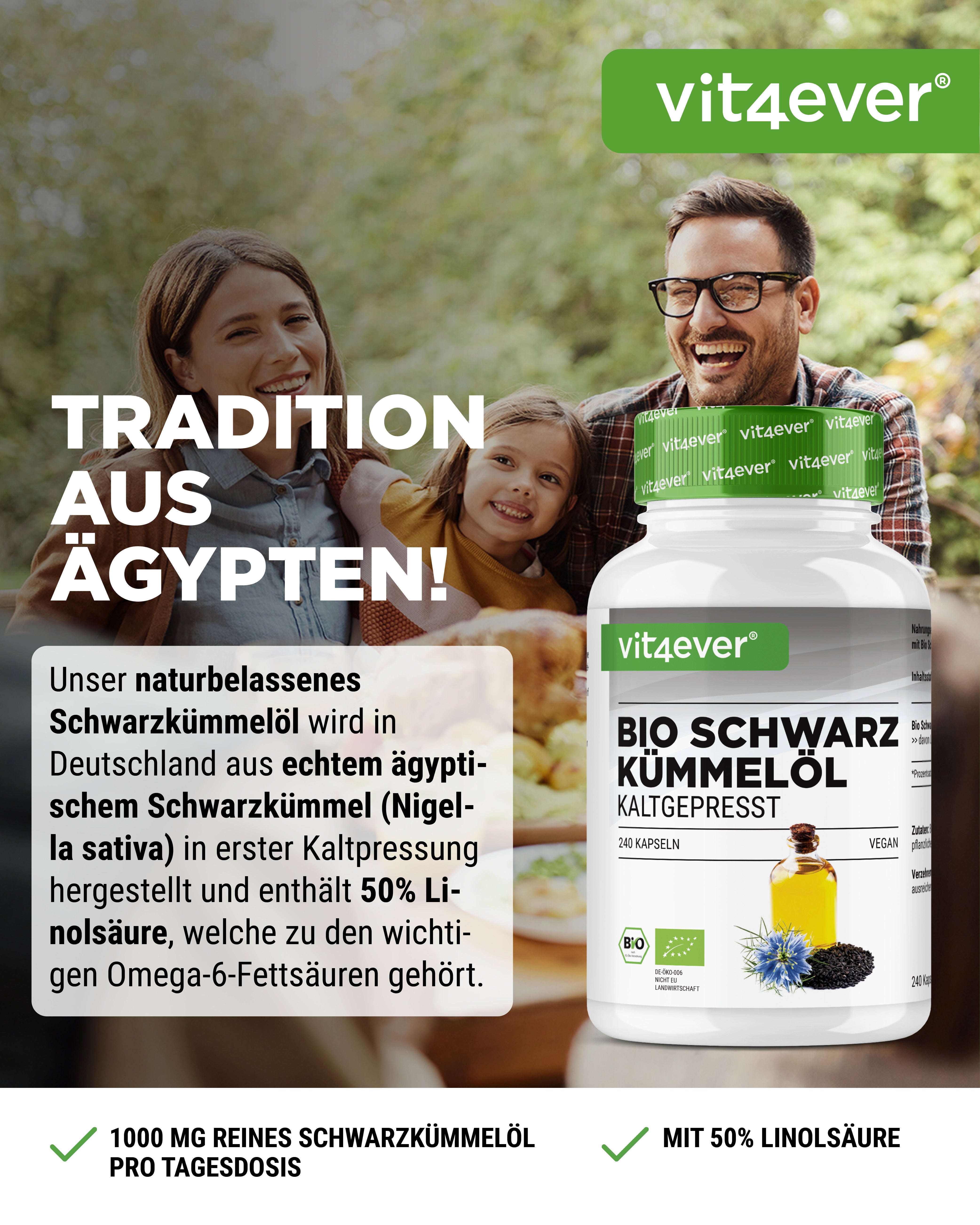 Aceite de comino negro ecológico