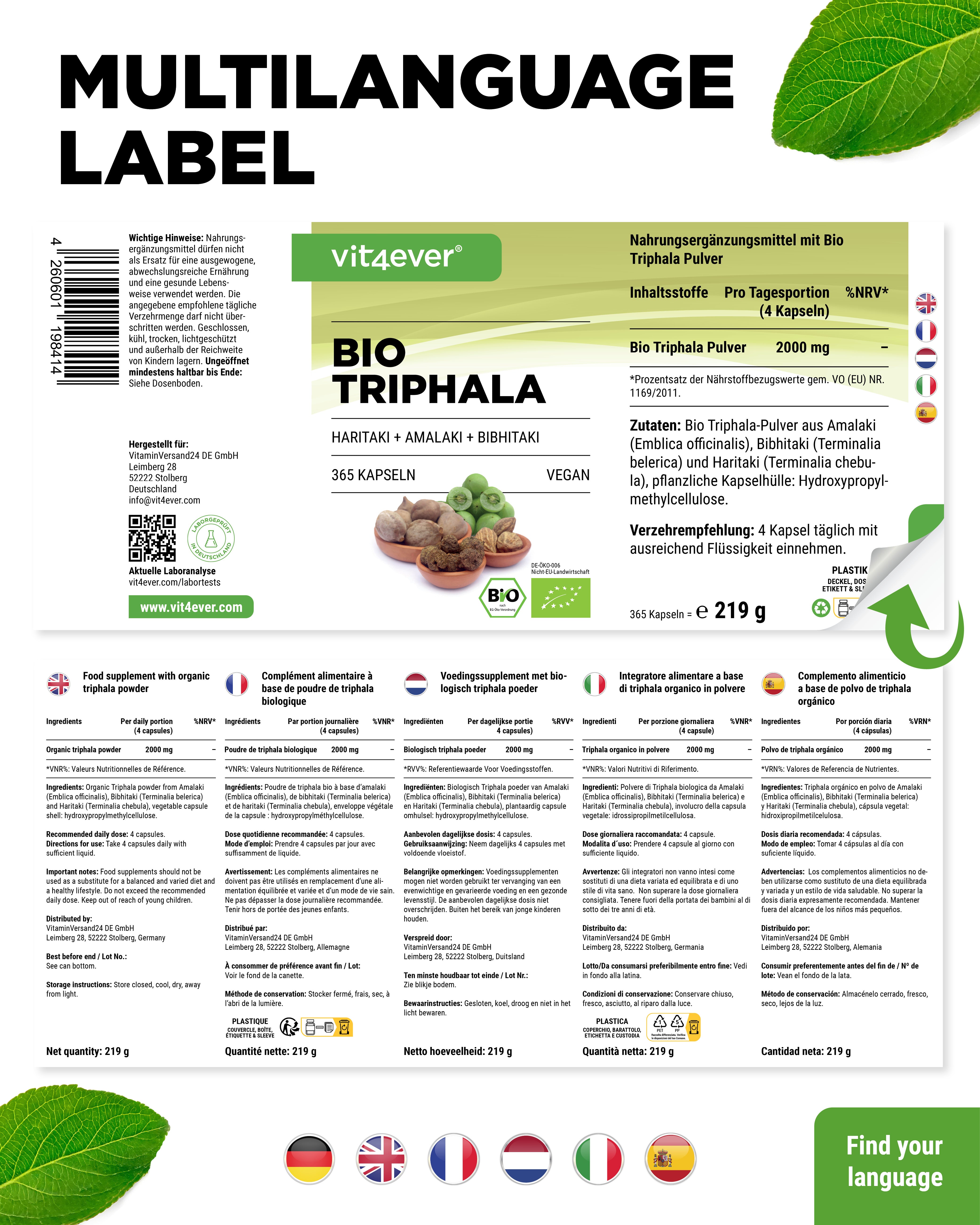 Bio Triphala - 500 mg