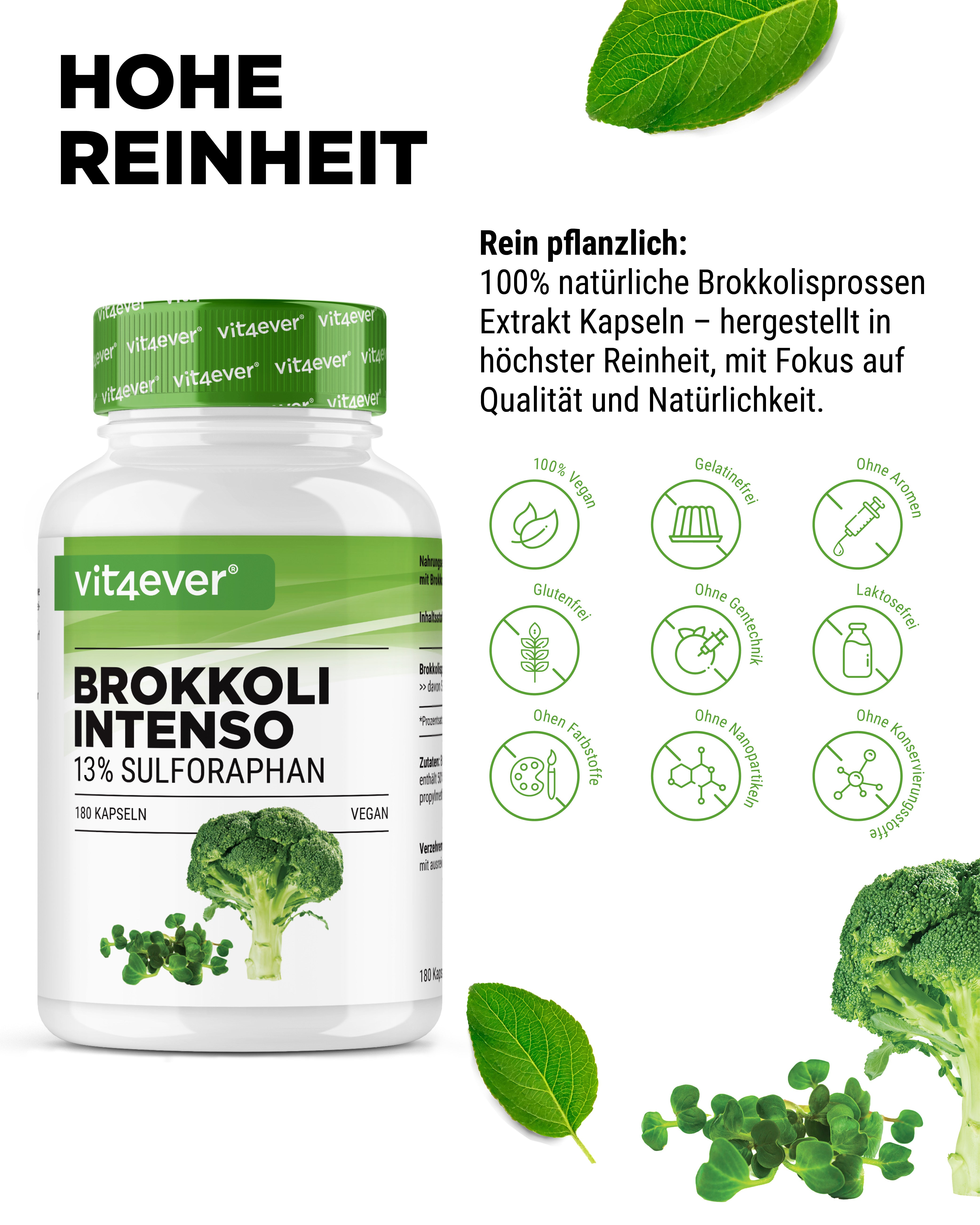 Extrait de brocoli - 180 gélules