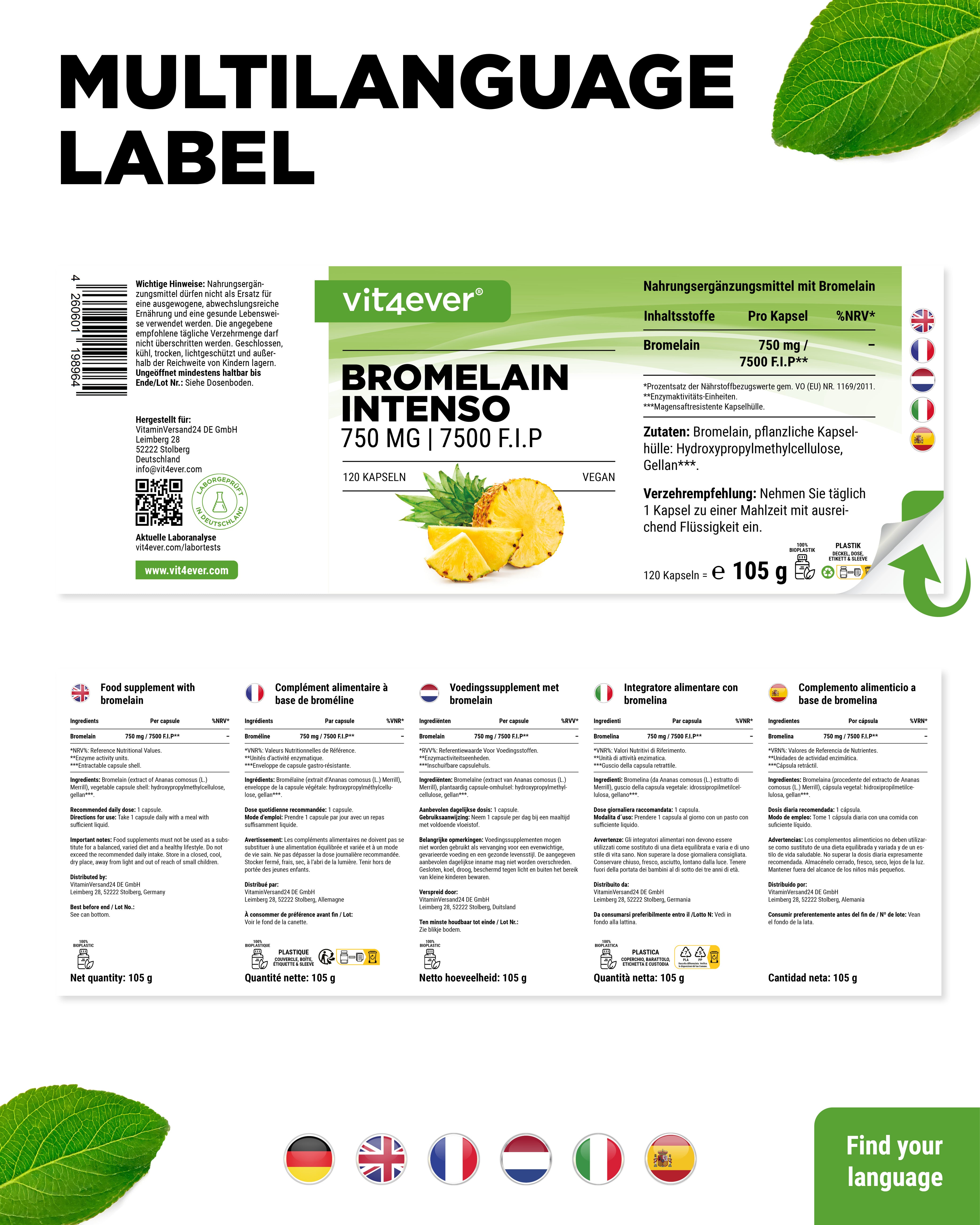 Bromelain - 7.500 F.I.P