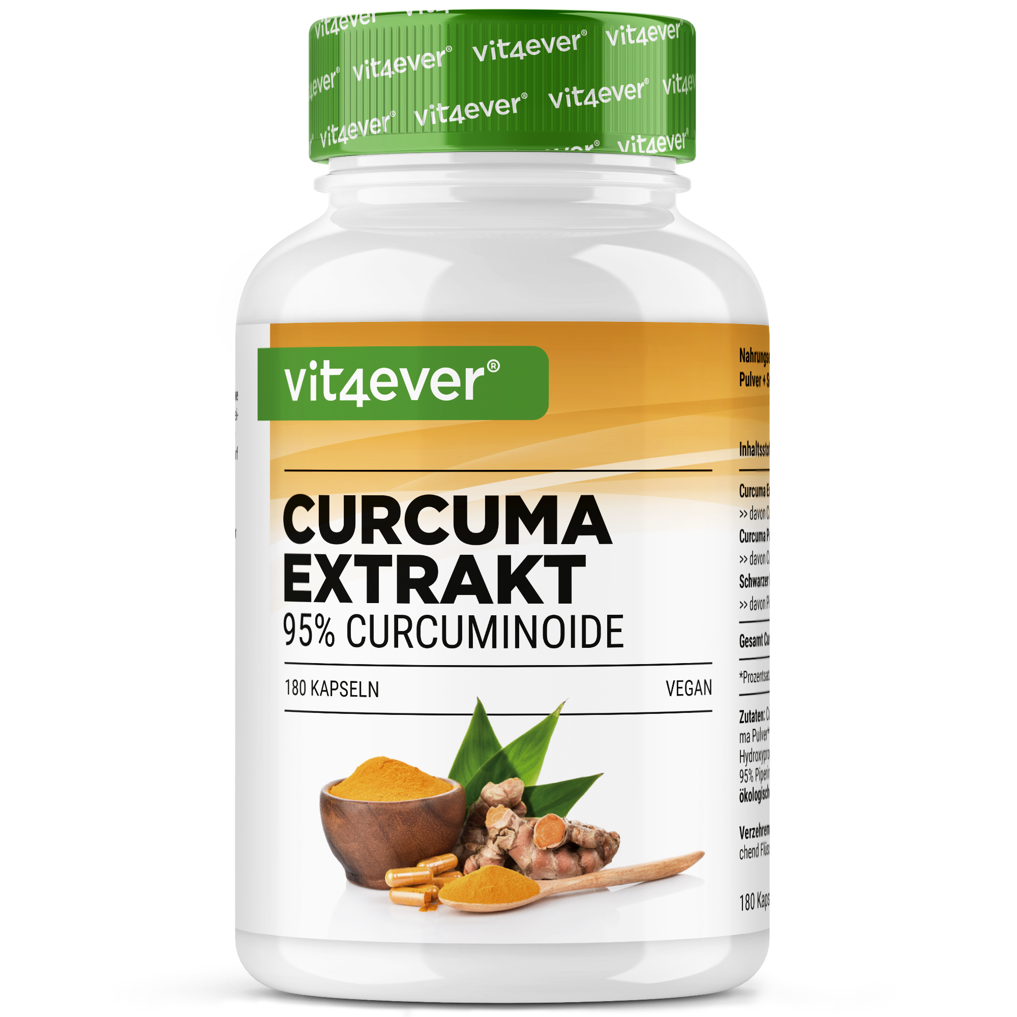 Intensywny ekstakt kurkumy - 180 kapsułek