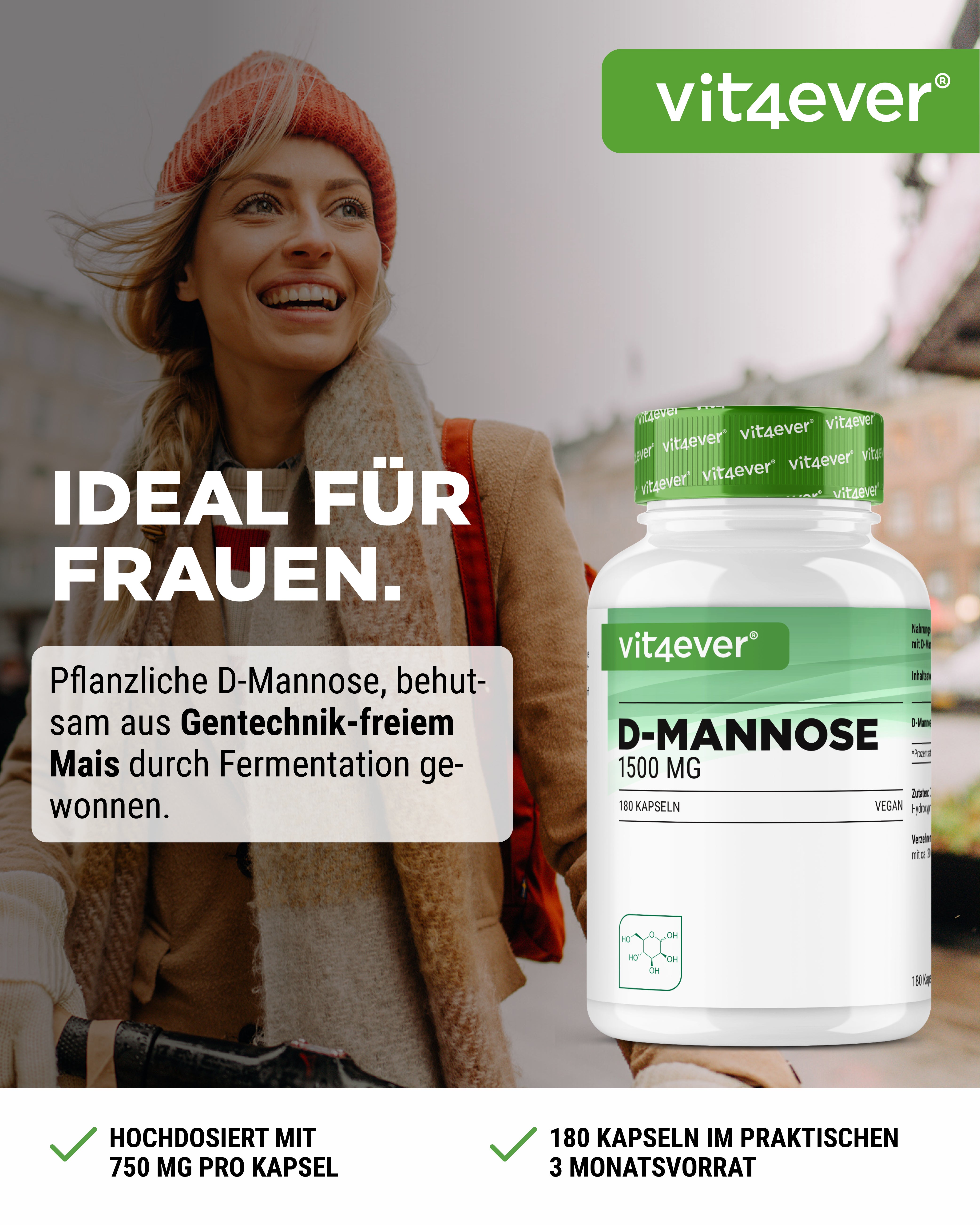 D-Mannose - 750 mg
