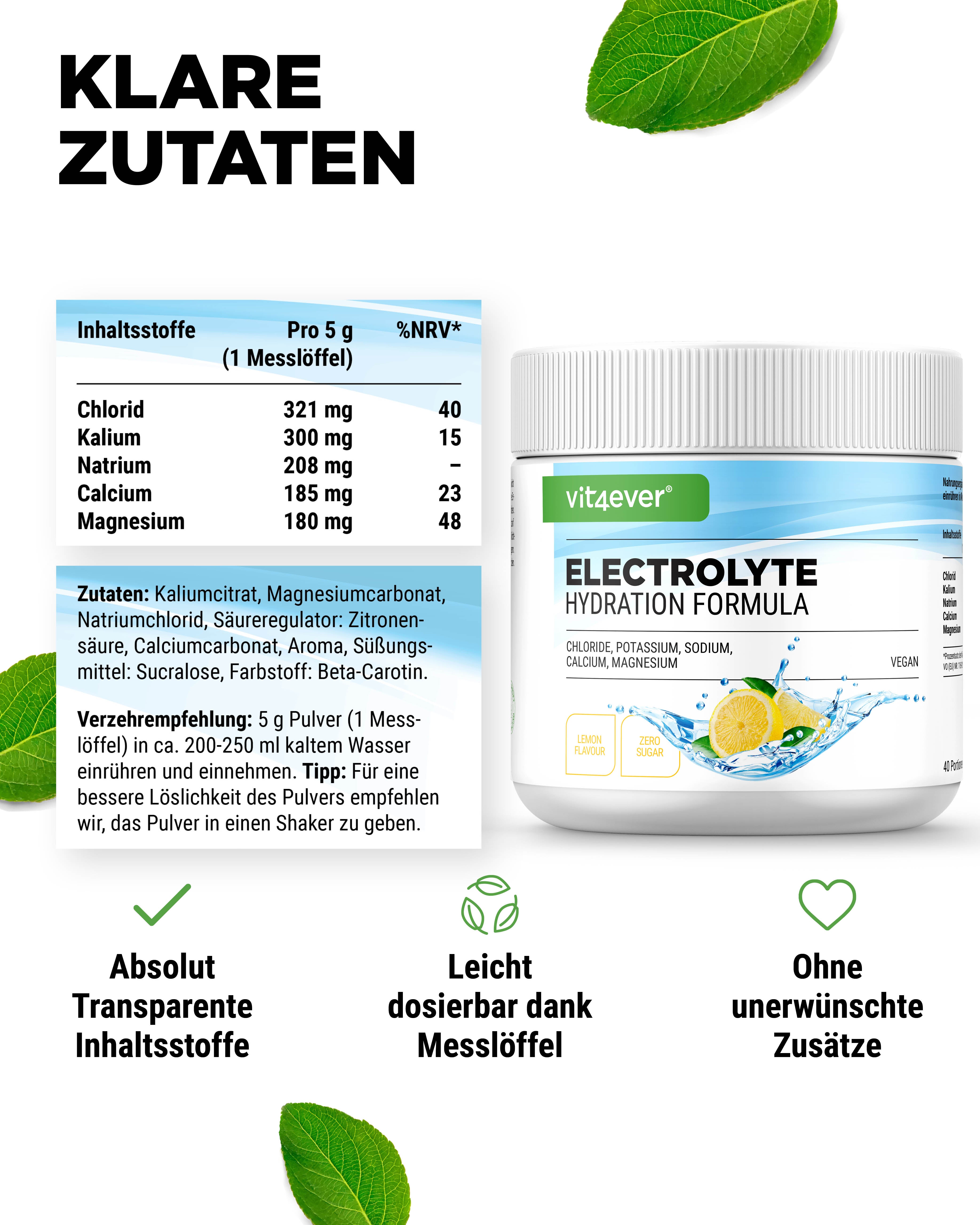Electrolytes - Lemon, 200g