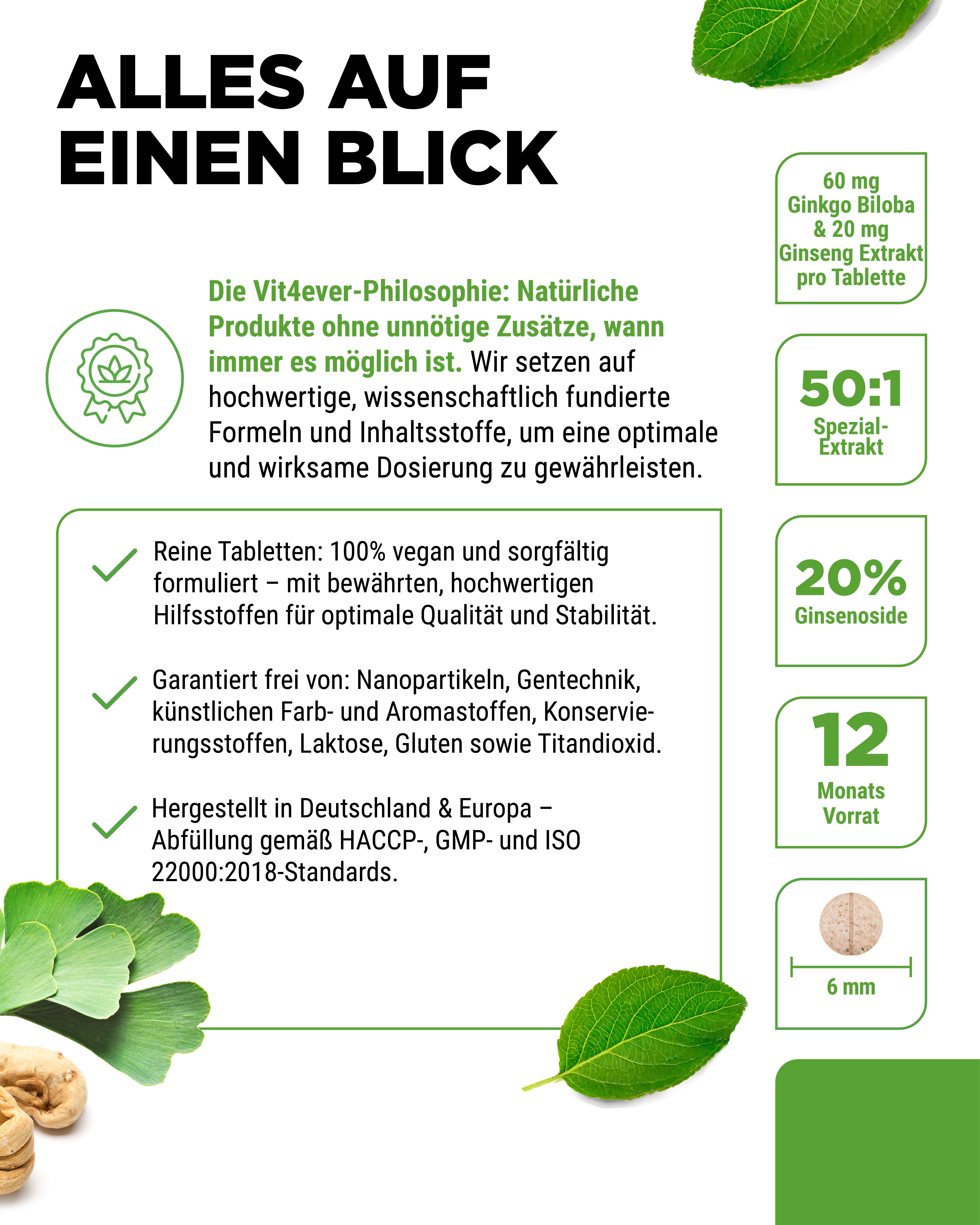 Ginkgo & Ginseng Extrakt