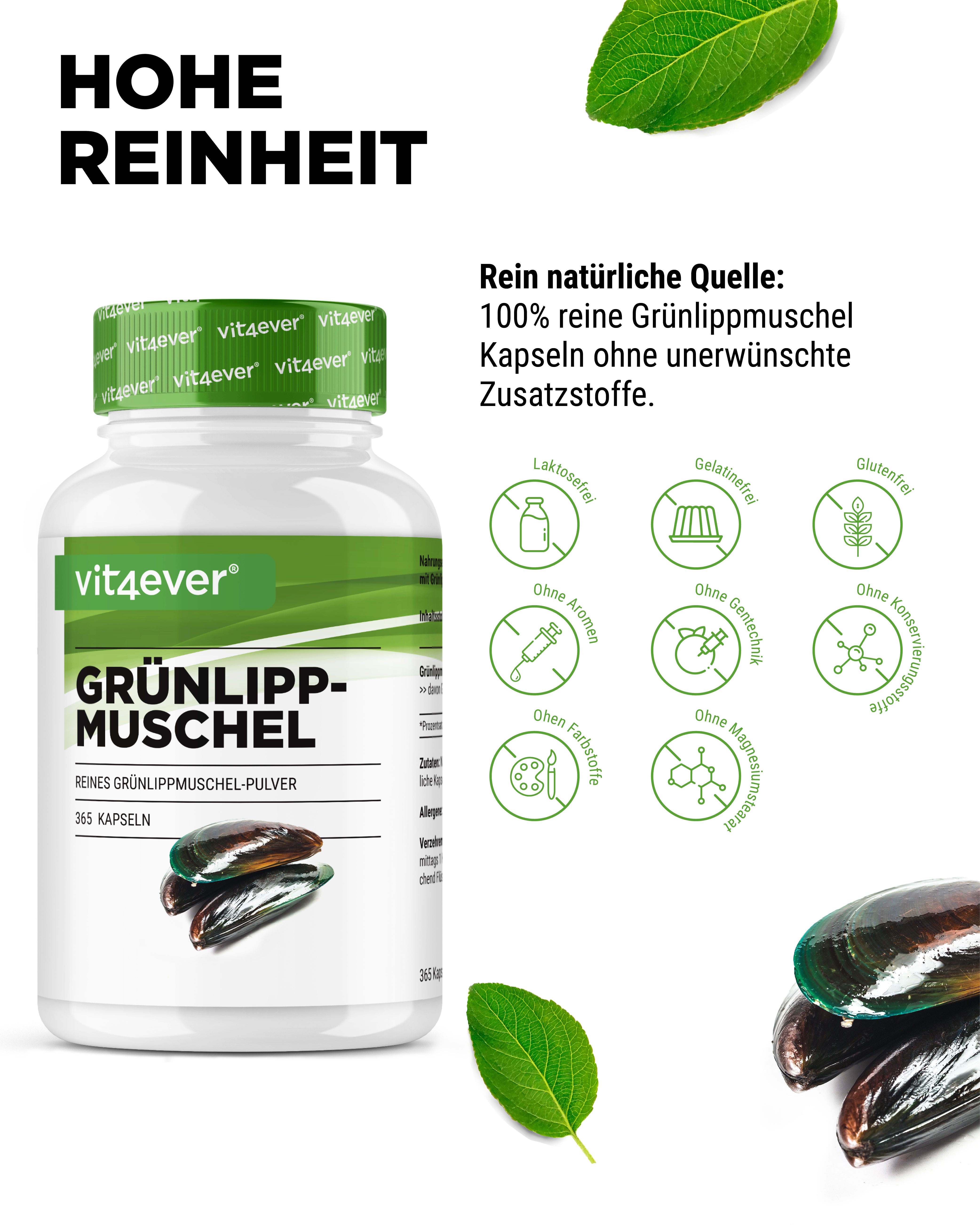 Moule aux orles vertes - 600 mg
