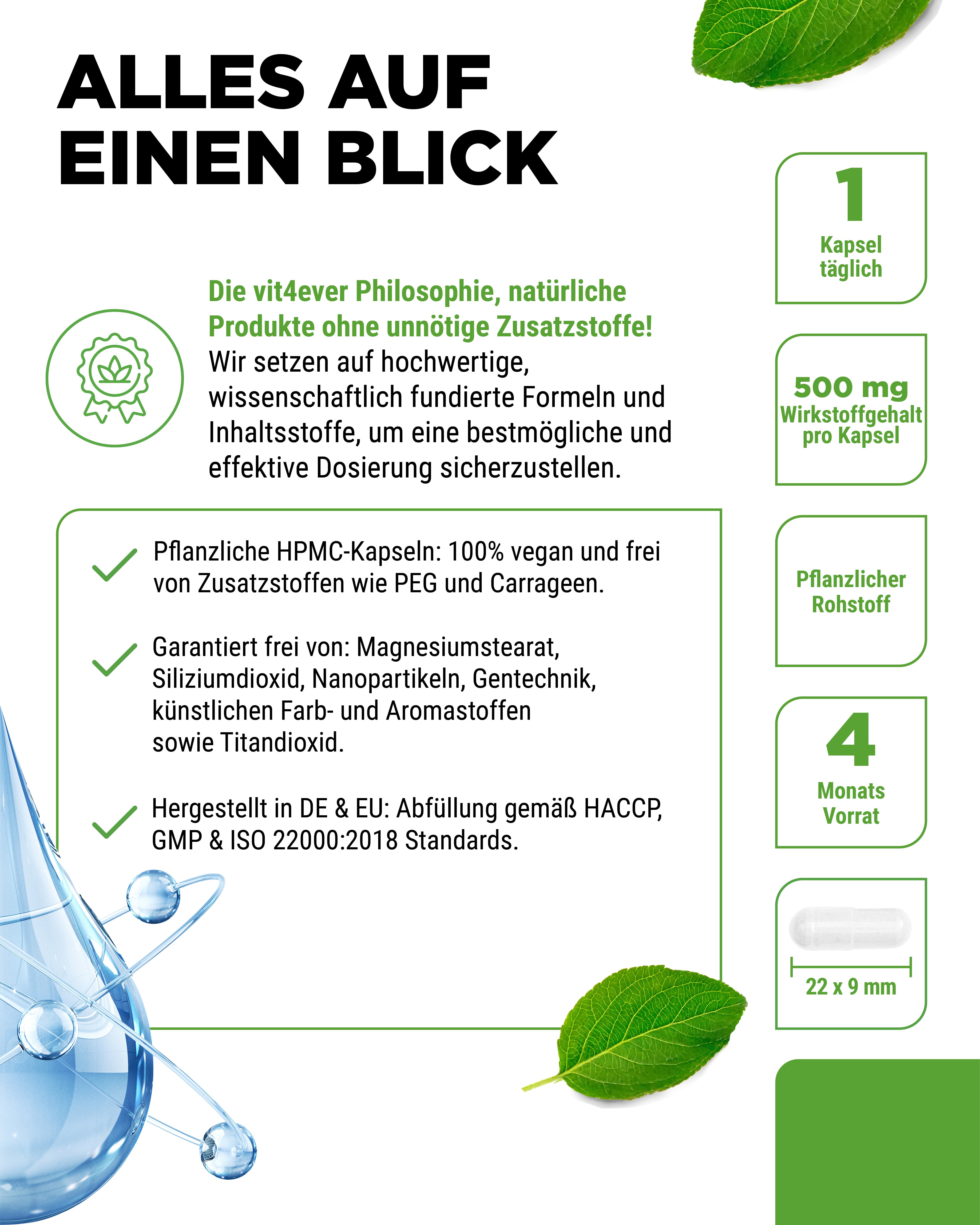 Acido ialuronico 500 mg - 500-700 kDa